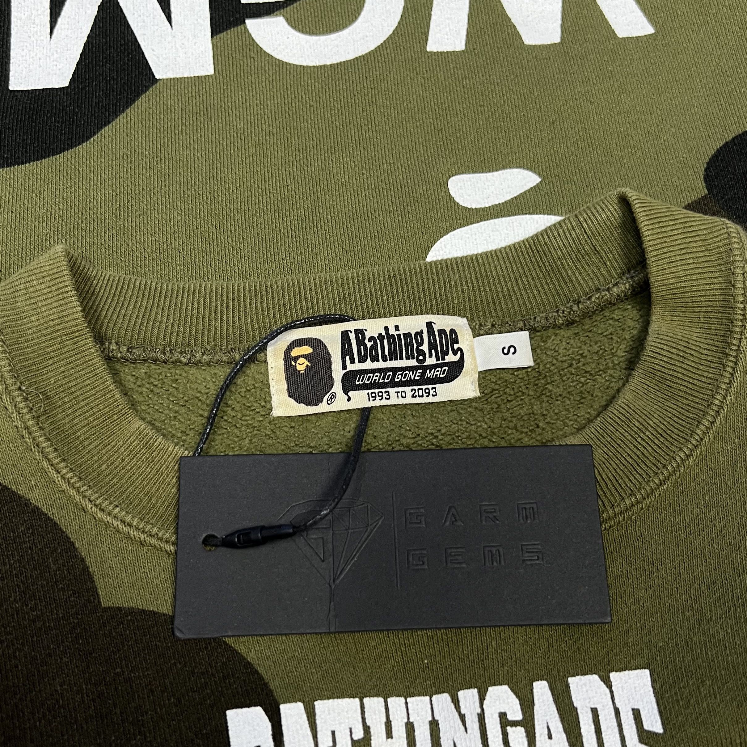 Bape A Bathing Ape 1st Camo Ape Head Sweatshirt Size US S / EU 44-46 / 1 - 4 Thumbnail