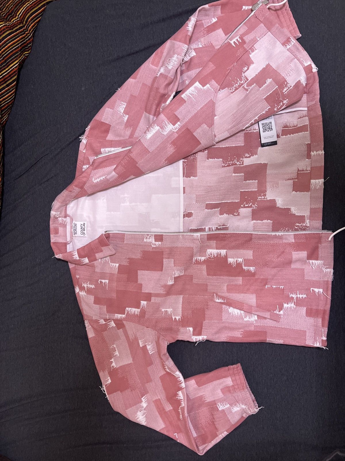 Marcelo Burlon Marcelo Burlon County of Milan Pink & White Jacket Size US L / EU 52-54 / 3 - 7 Thumbnail