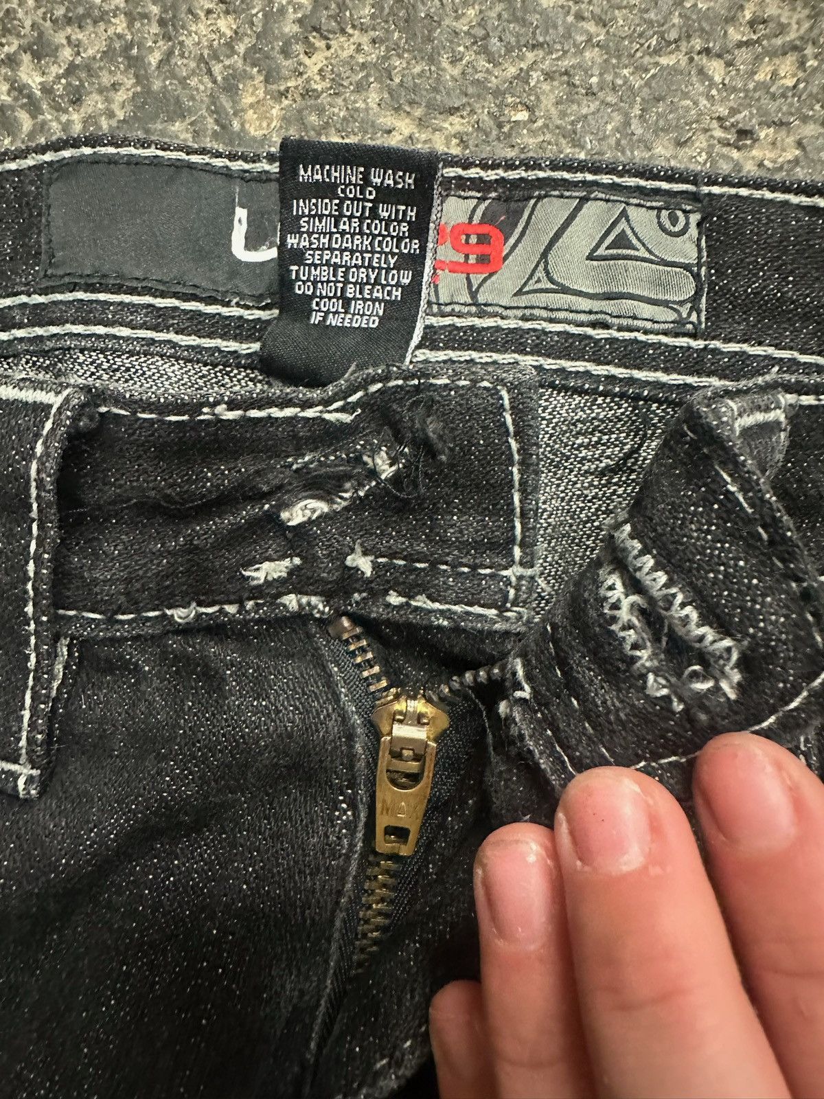 Other Y2k black baggy skater jeans Size US 32 / EU 48 - 7 Thumbnail