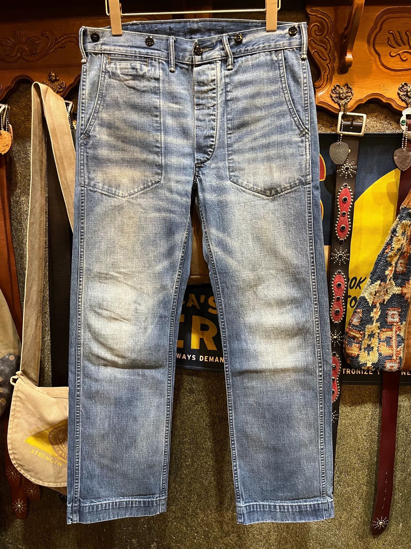 RRL Ralph Lauren rare double rl washed deck pants Size US 31 - 1 Thumbnail