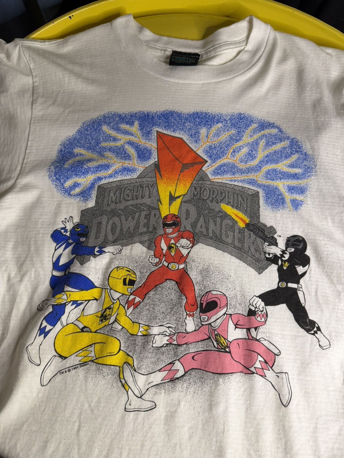 Vintage 1994 vintage Power Rangers T-shirt Size US S / EU 44-46 / 1 - 3 Thumbnail
