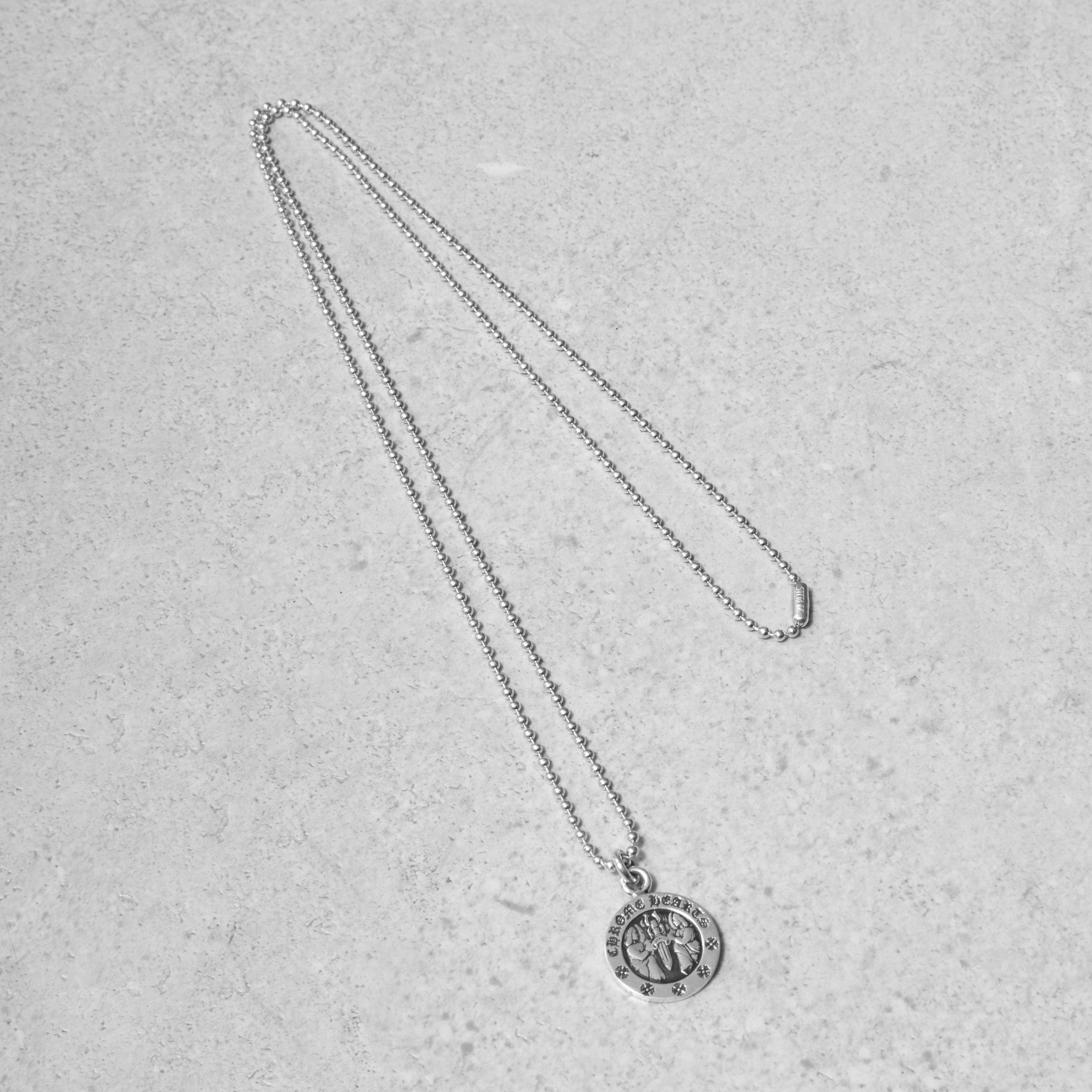 Chrome Hearts CHROME HEARTS Angel Medal Plus Ball Chain Necklace Size ONE SIZE - 1 Thumbnail