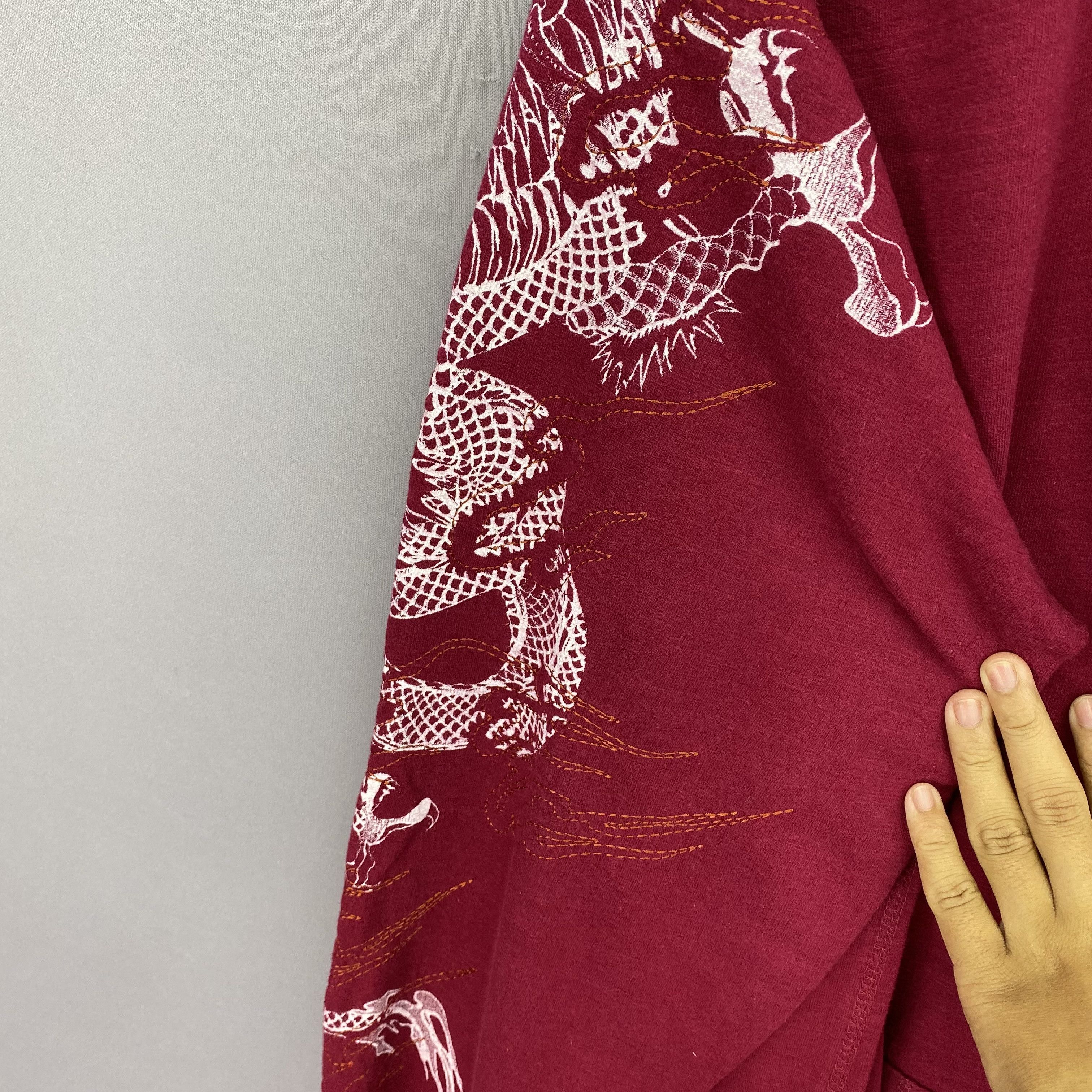 Japanese Brand Vintage DRAGON Sukajan Hoodie Sweater Zipper Sweatshirt Size US XL / EU 56 / 4 - 10 Thumbnail