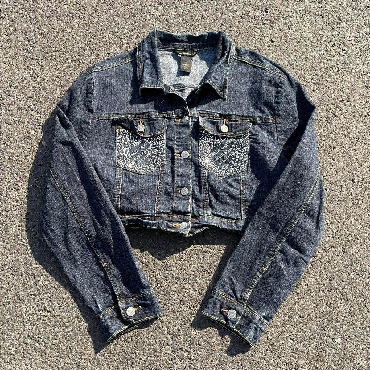 Roca Wear Cropped Denim Jacket