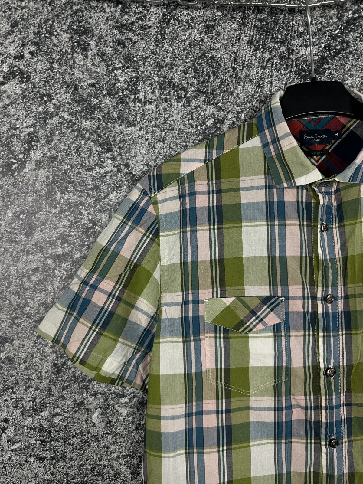 Paul Smith Men’s Paul Smith Jeans Short Sleeve Shirt Button Up Size M Size US M / EU 48-50 / 2 - 4 Thumbnail