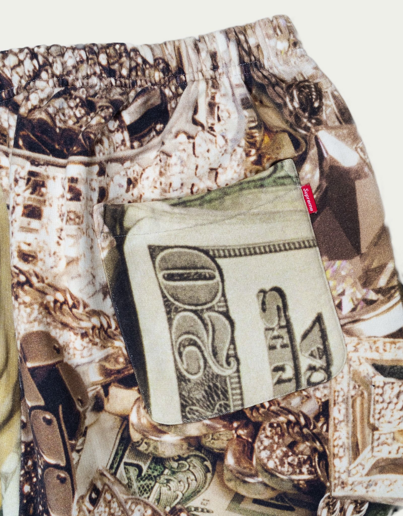 Supreme Supreme Bling Sweatshorts – Green (SS22) Size US 32 / EU 48 - 4 Thumbnail