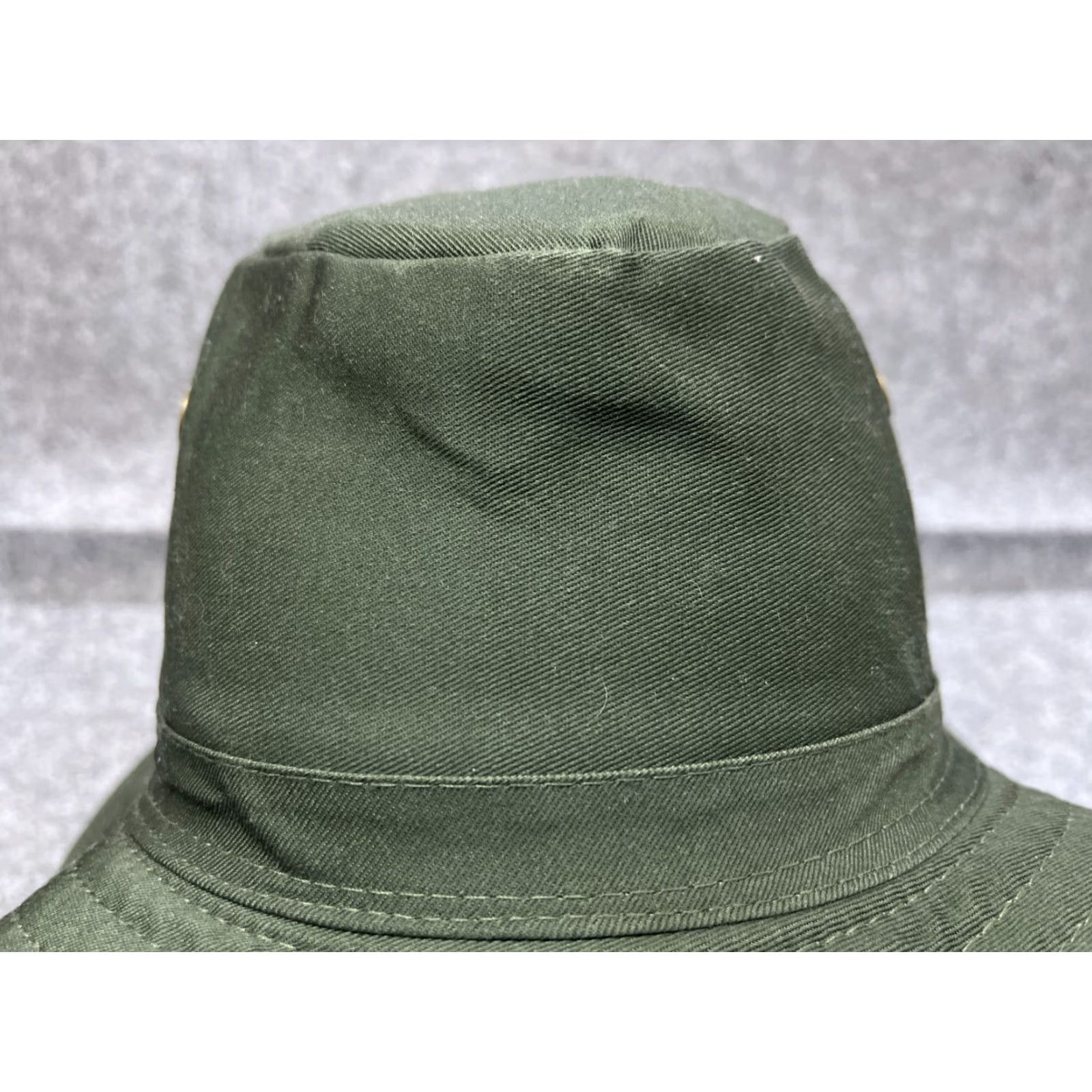 Vintage Unbranded Green Bucket Hat Adult Medium 100% Cotton Neck Flap Outdoor Fishing Camping Travel Unisex Size ONE SIZE - 2 Thumbnail