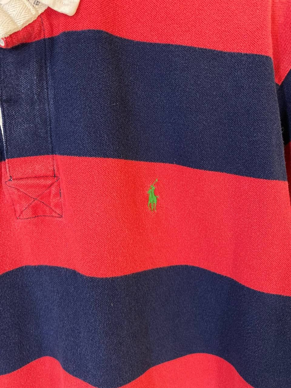 Polo Ralph Lauren vintage polo ralph lauren striped polo tee Size US XXL / EU 58 / 5 - 3 Thumbnail