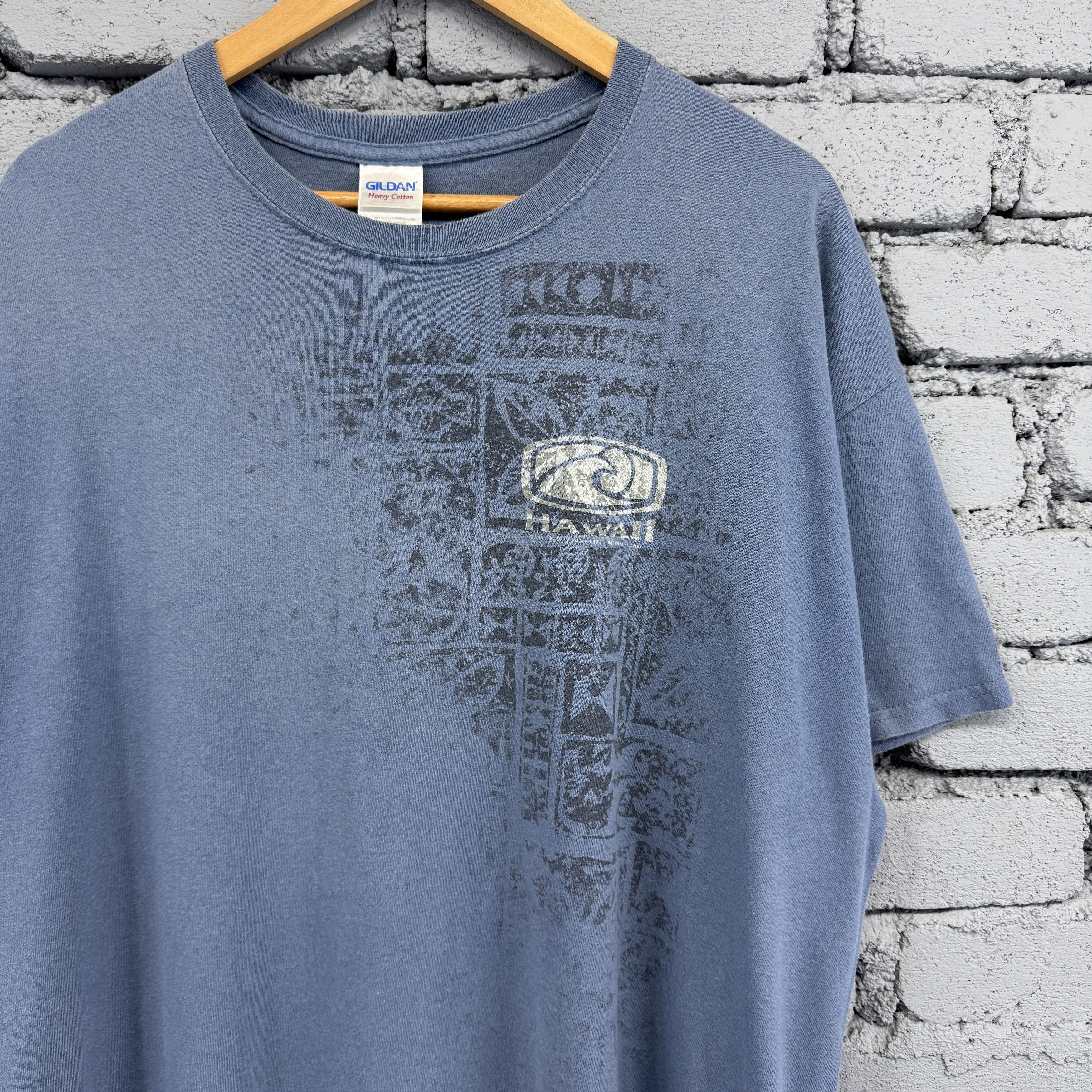 Vintage Vintage Y2K Hawaiian Island Sunfaded Tshirt Size US XL / EU 56 / 4 - 3 Thumbnail