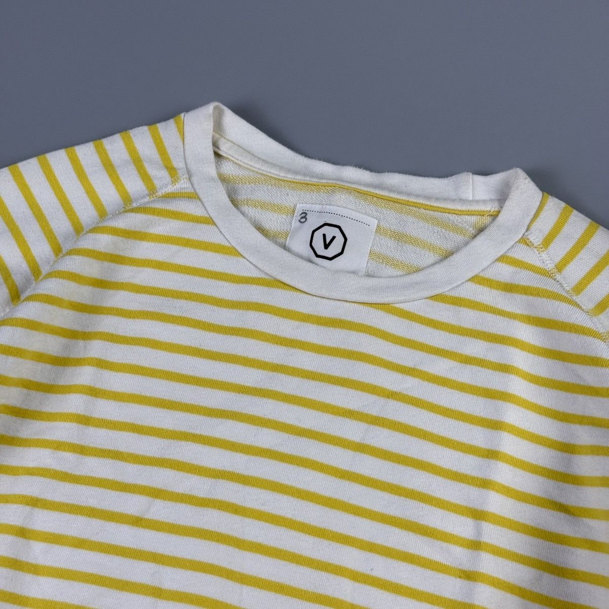 Visvim Vintage Visvim Yellow Striped Long Sleeve Sweatshirt Size US M / EU 48-50 / 2 - 2 Thumbnail