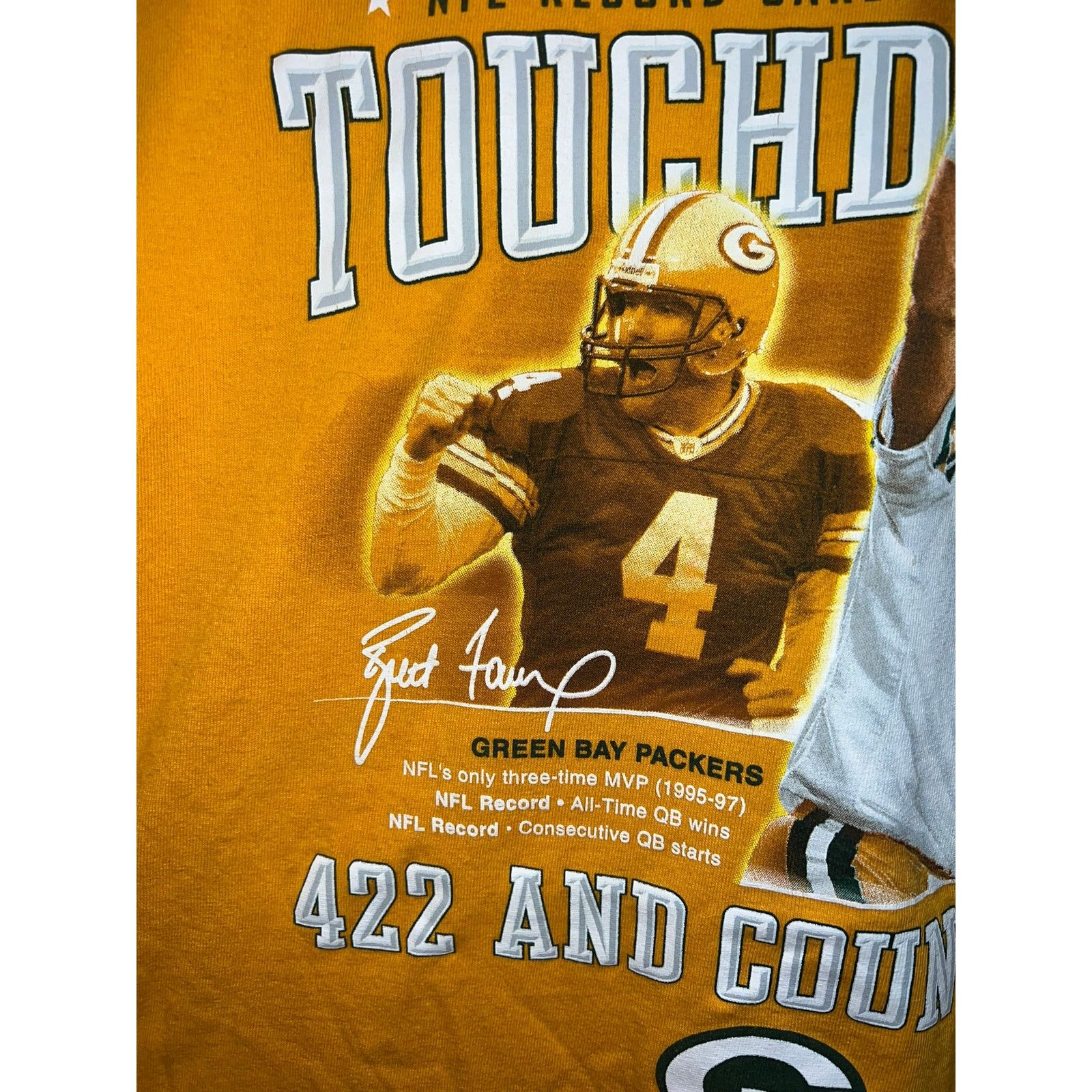 Reebok Vintage Brett Favre Long Sleeve Shirt NFL QB Reebok XL Size US XL / EU 56 / 4 - 3 Thumbnail