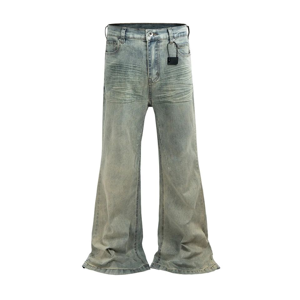 Japanese Brand Streetwear wrinkle bootcut stretch jeans Size US 26 / EU 42 - 4 Thumbnail