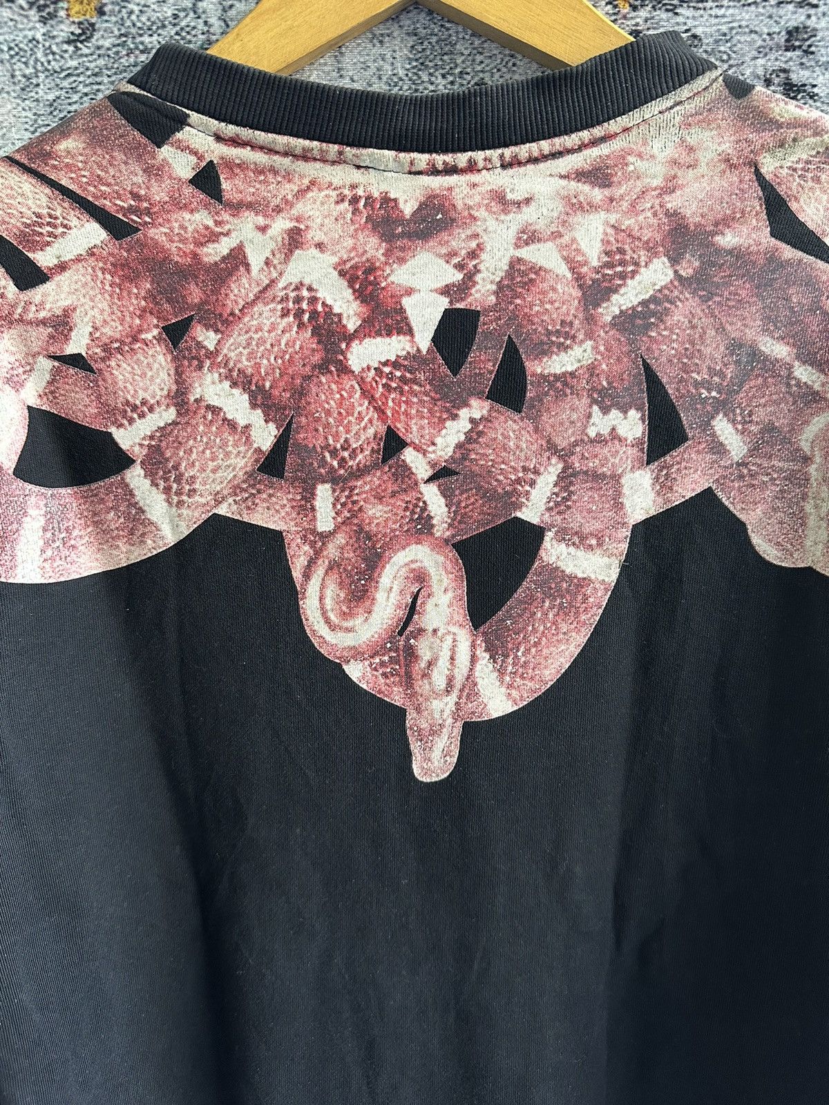 Marcelo Burlon × Vintage SICK FASHION DISTRESSED MARCELO BURLON SNAKE SWEATSHIRT Size US L / EU 52-54 / 3 - 6 Thumbnail