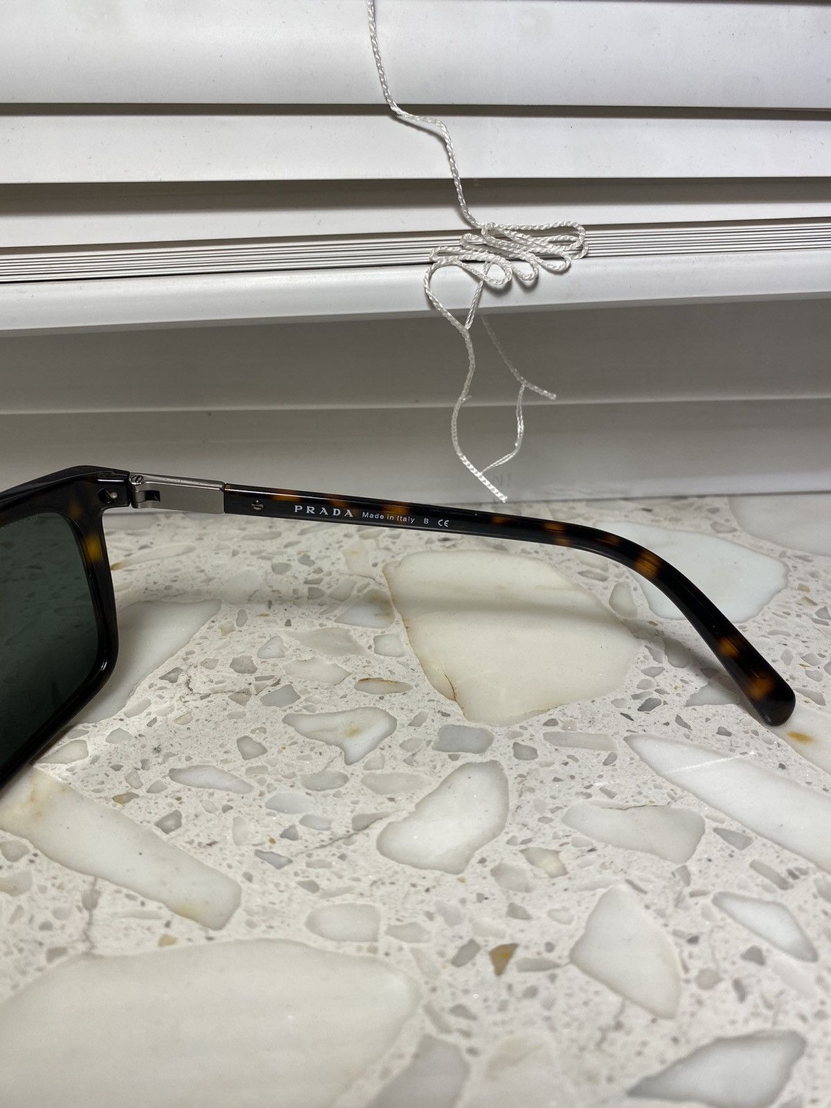 Prada × Vintage Silver Tab Vintage Prada Sunglasses Size ONE SIZE - 7 Thumbnail