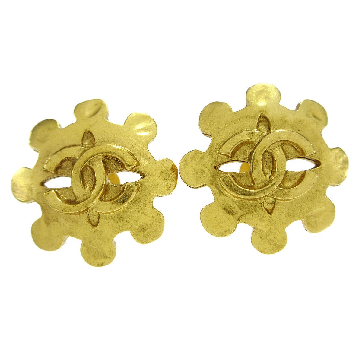 Chanel Chanel Vintage Flower Clip-On Metal Size ONE SIZE - 1 Thumbnail