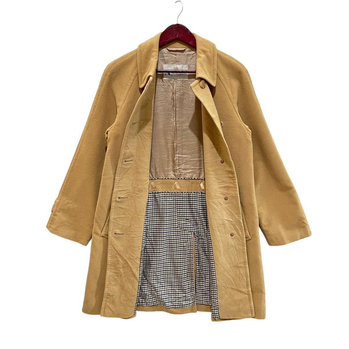 Aquascutum × Designer Vintage Aquascutum Made in Japan Wool Trench Coat Jacket Size M / US 6-8 / IT 42-44 - 9 Thumbnail