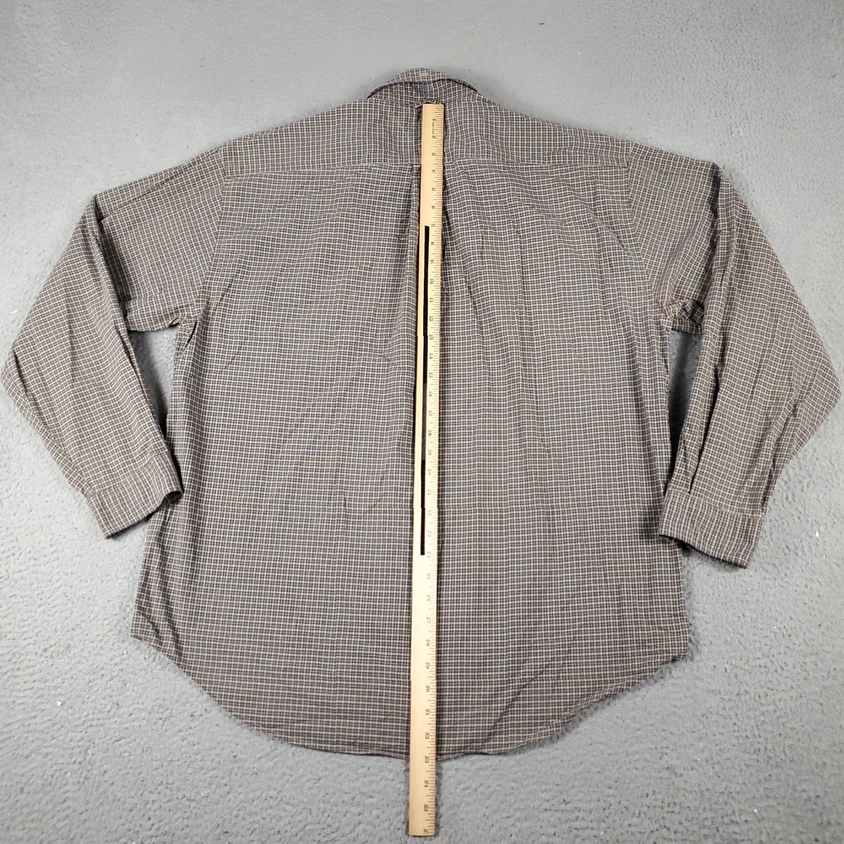 Tommy Hilfiger Tommy Hilfiger Shirt Mens XL Blue Beige Plaid Button-Up Long Sleeve Casual Business Formal 80s 90s Preppy Mens Size US XL / EU 56 / 4 - 6 Thumbnail