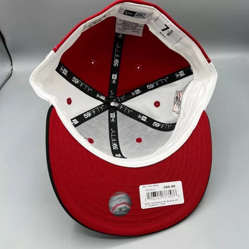 New Era Chicago White Sox Hat Men 7 5/8 59Fifty New Era Fitted Cap Size ONE SIZE - 5 Thumbnail