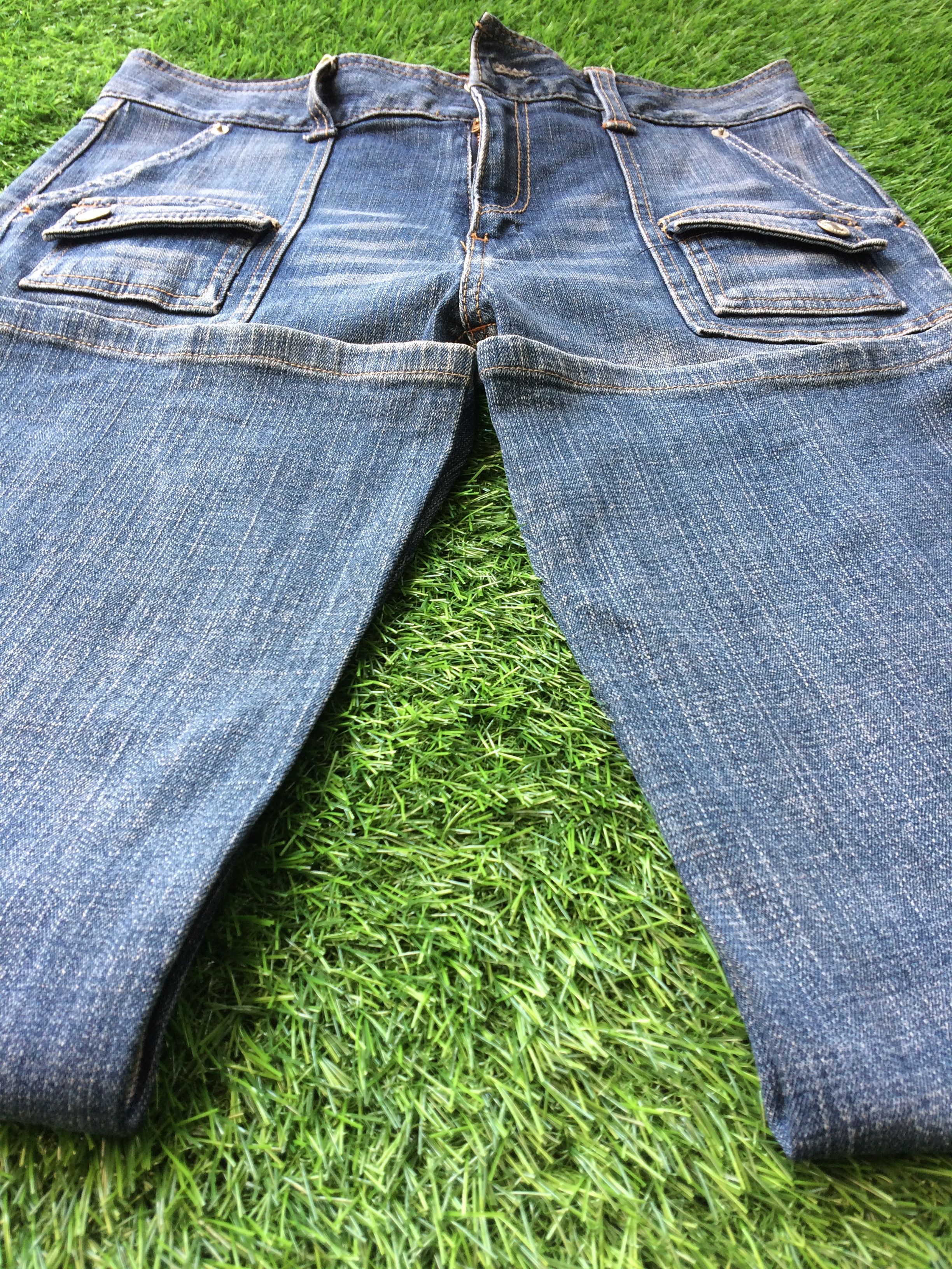 Japanese Brand × Jean Japanese Harajuku Wide Leg Flared Jeans D-769 Size US 28 / EU 44 - 6 Thumbnail