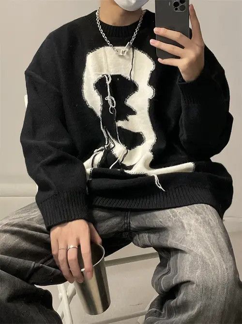 Japanese Brand Vintage harajuku style sweater Size US L / EU 52-54 / 3 - 8 Thumbnail