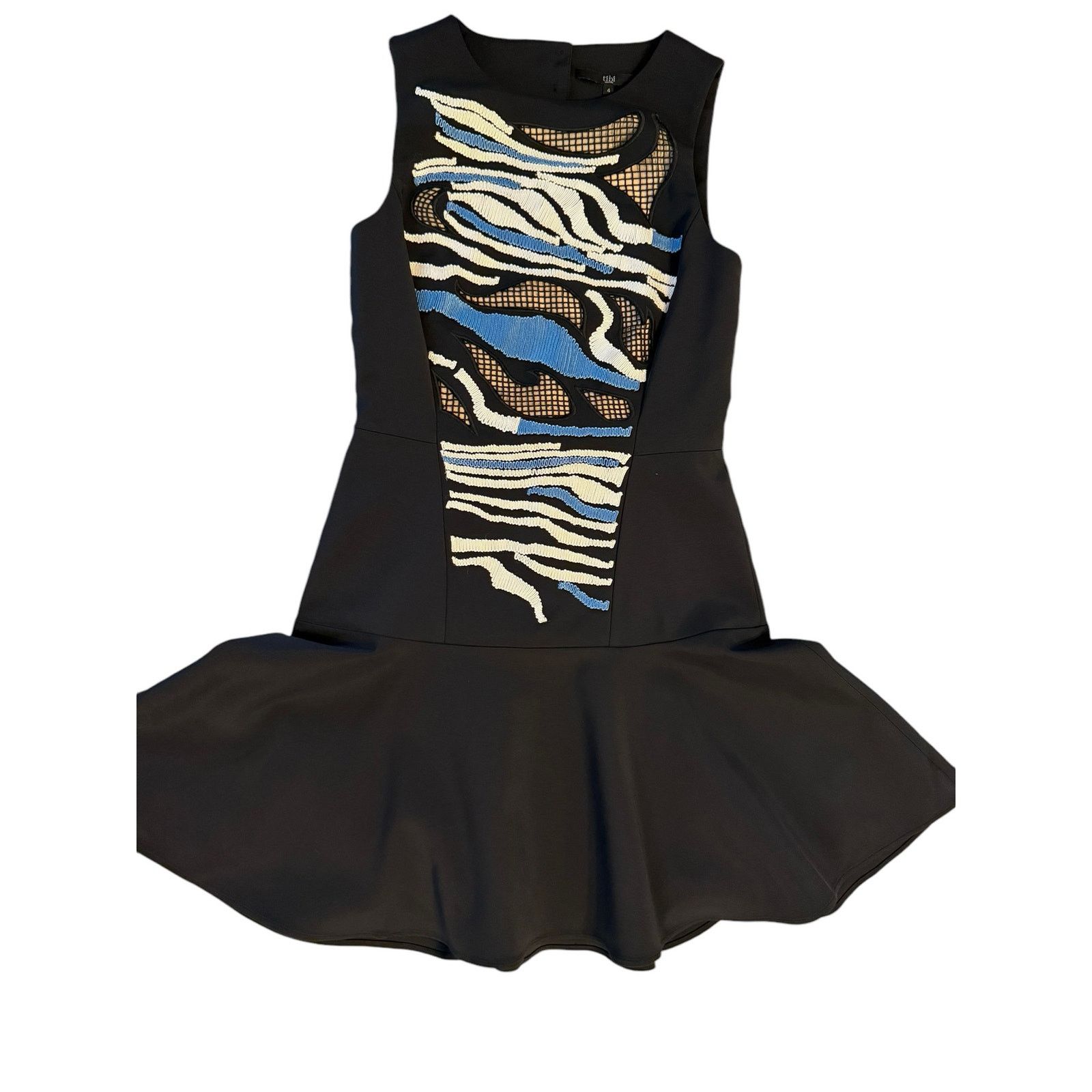 Tibi Tibi Baja Embroidered Cutout Dress- Size 4 Size S / US 4 / IT 40 - 12 Thumbnail