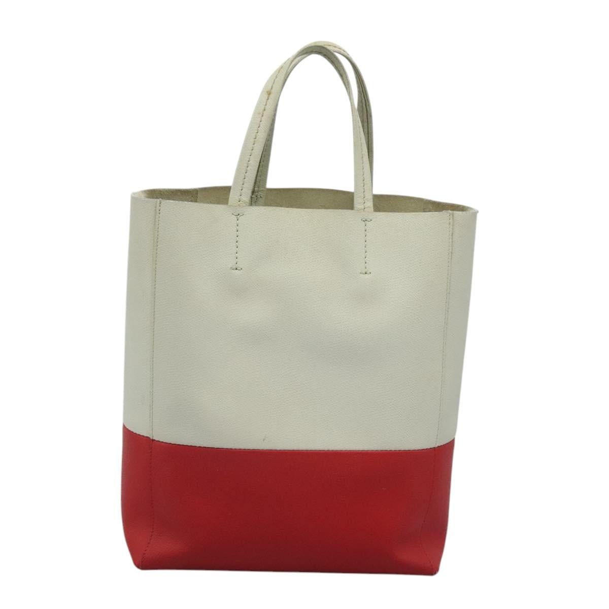 Celine CELINE Tote Bag Leather Red Size ONE SIZE - 3 Thumbnail