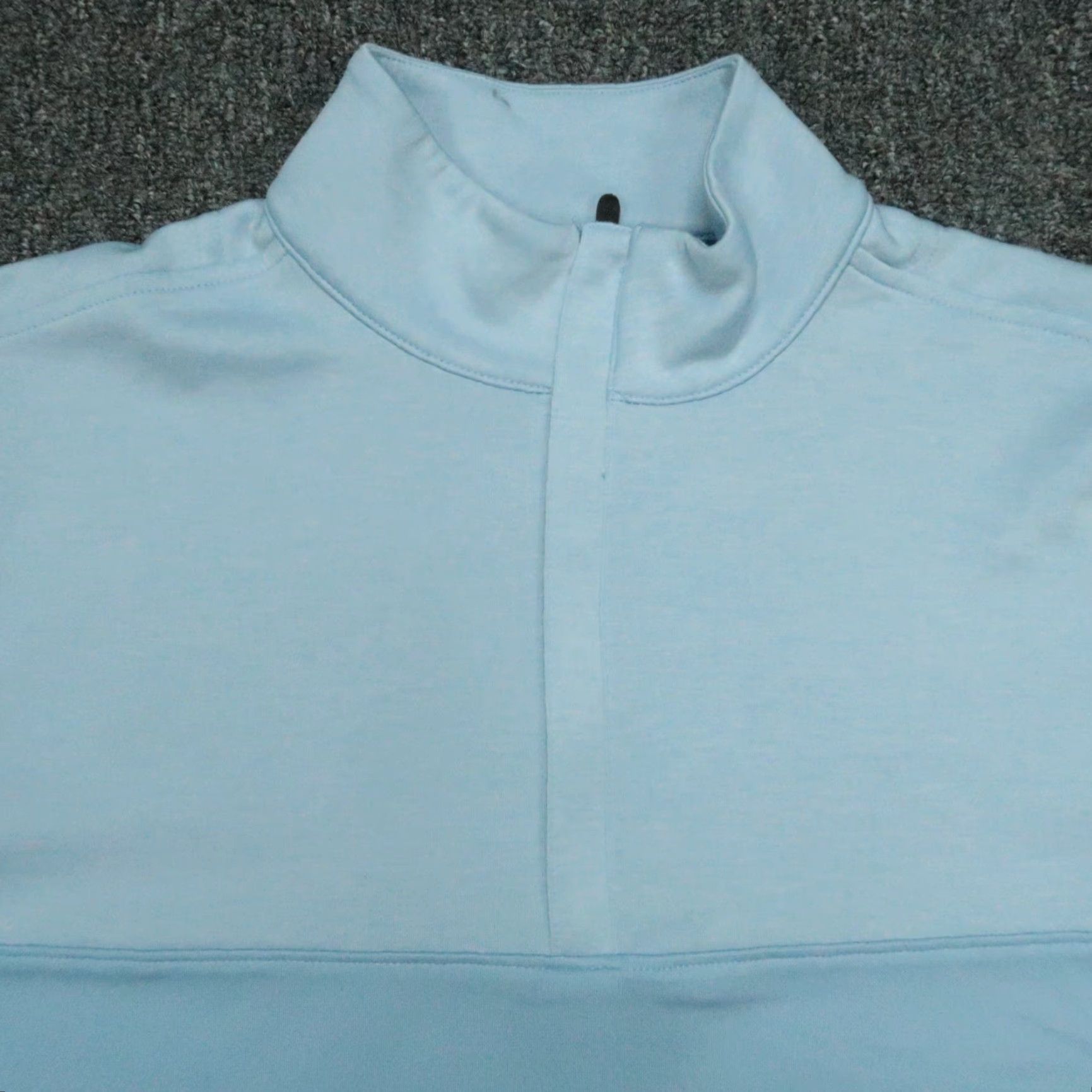 Footjoy FootJoy Pullover Mens Small Blue Heather Yoke Half Zip Performance Midlayer Size US S / EU 44-46 / 1 - 2 Thumbnail