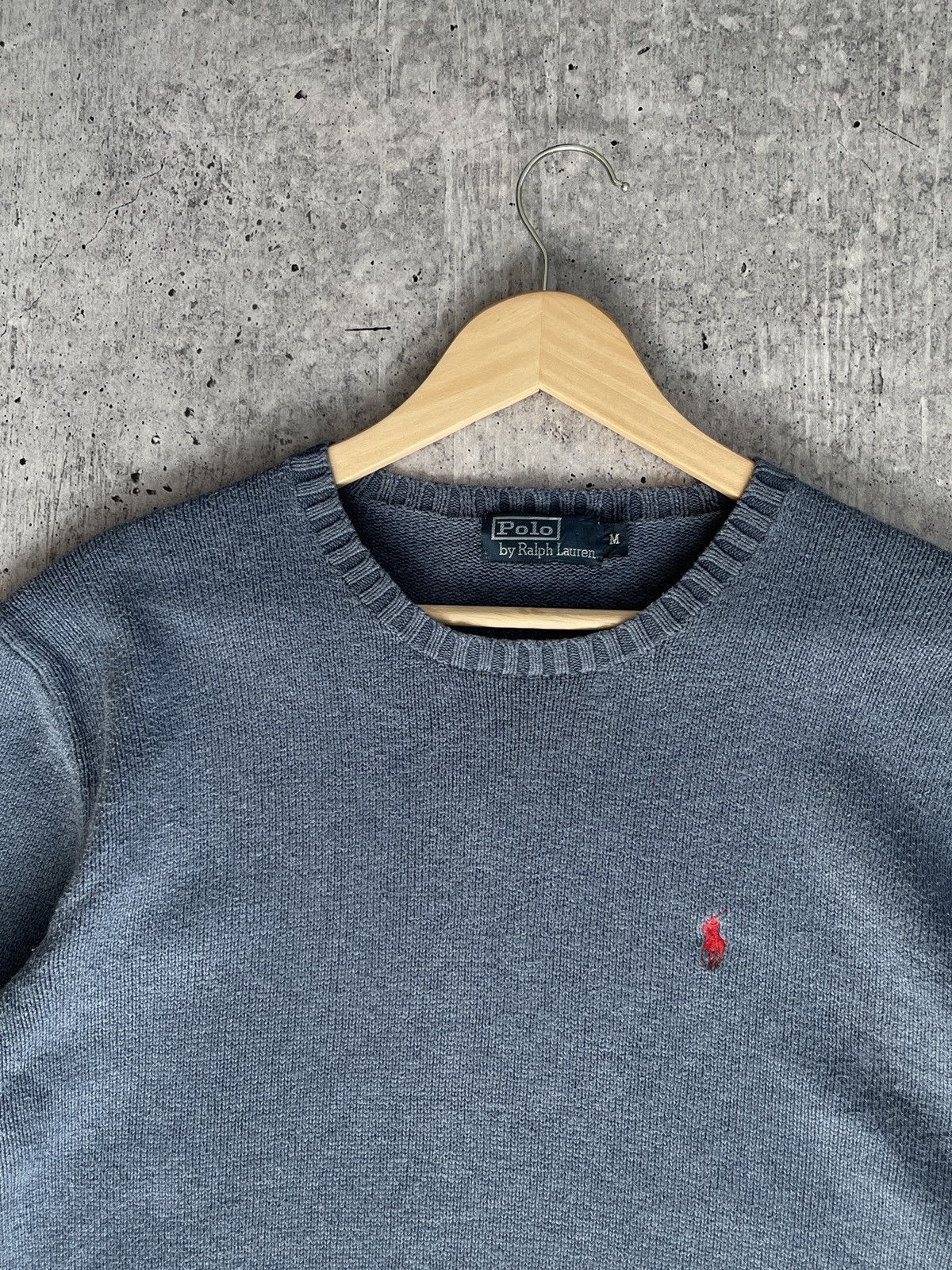 Polo Ralph Lauren × Vintage Polo Ralph Lauren 90S Knited Streetsear Sweater Pullover Size US M / EU 48-50 / 2 - 6 Thumbnail
