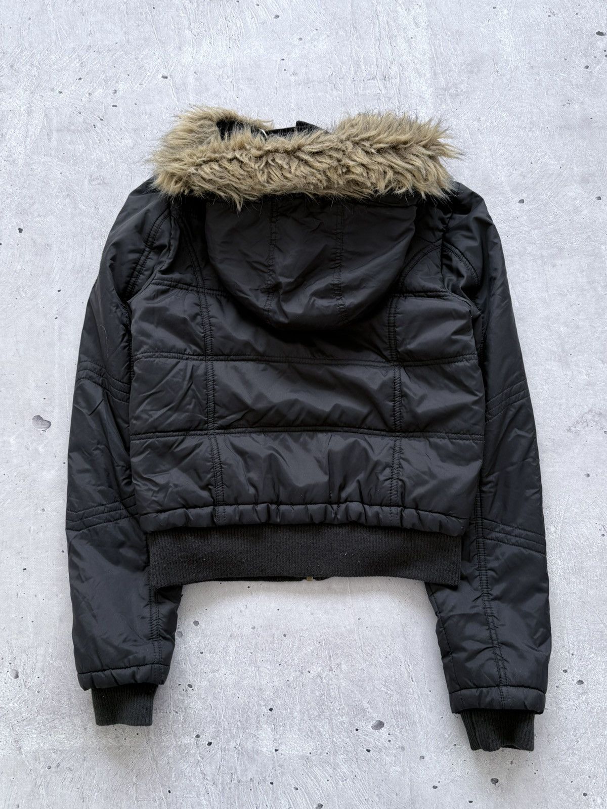 Japanese Brand 00s Hysteric Glamour Style Fur Hood Jacket Avant Garde Size US S / EU 44-46 / 1 - 4 Thumbnail