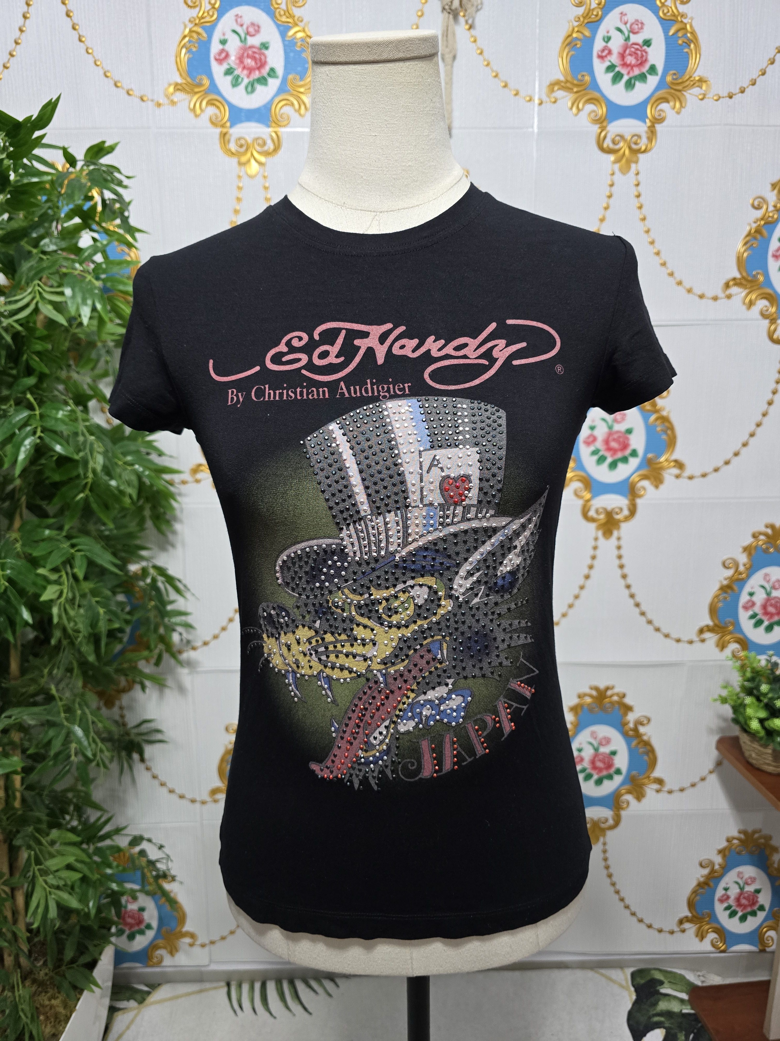 Ed Hardy ED HARDY x CHRISTIAN AUDIGIER vintage RARE fits s/m Size M / US 6-8 / IT 42-44 - 1 Thumbnail
