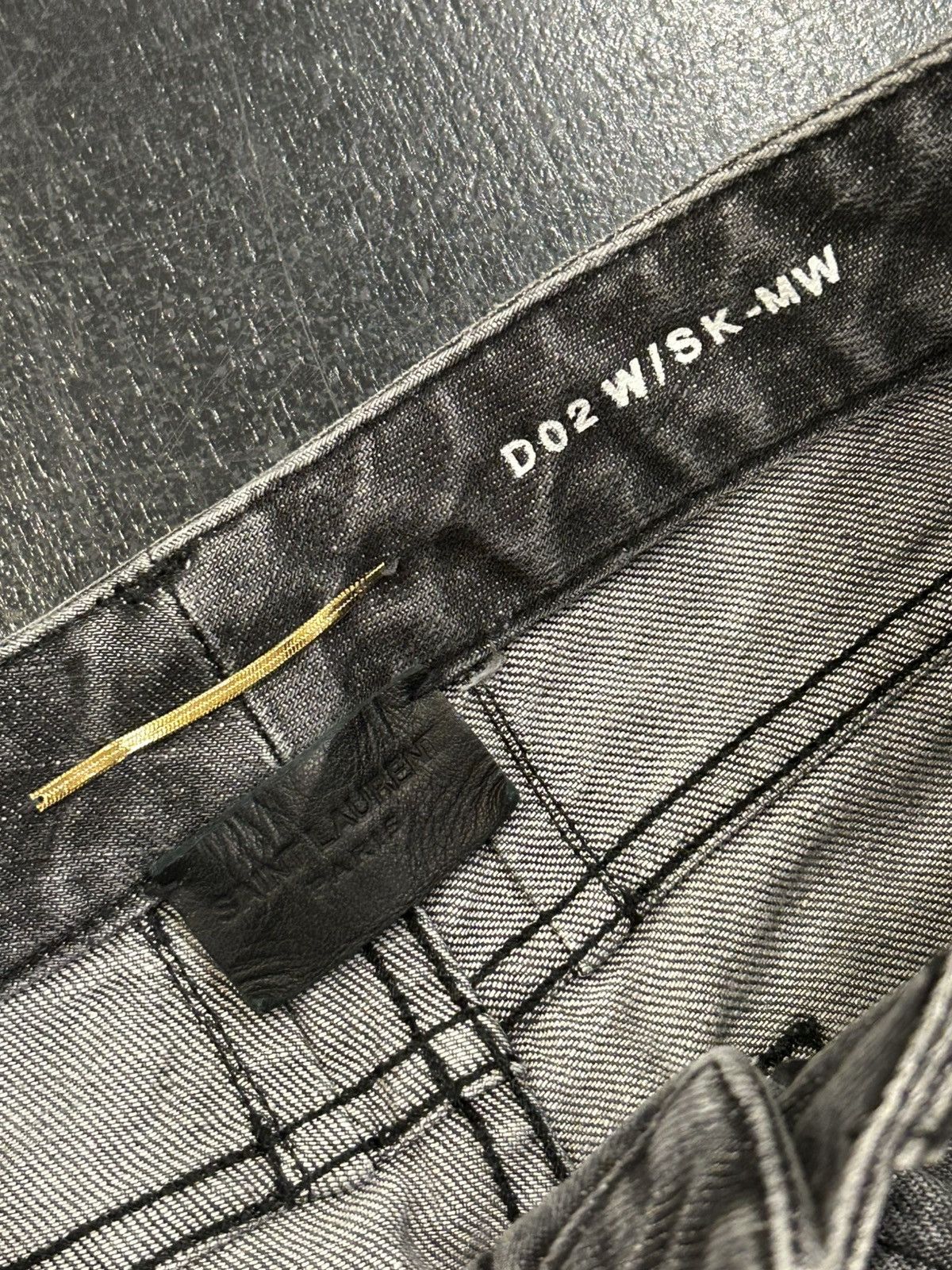 Saint Laurent Paris Saint Laurent Skinny Grey Denim Jeans Size US 26 / EU 42 - 3 Thumbnail