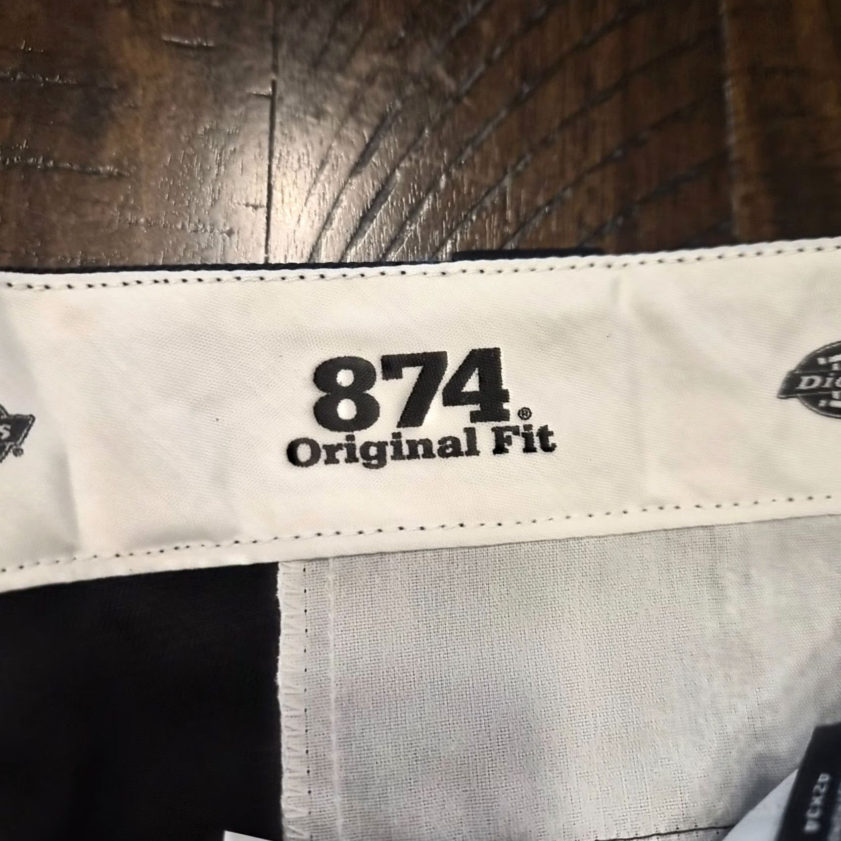 Dickies Dickies Original Fit 874 Men's Work Pants 42x34 Black Workwear NWT G073 Dickies 874 Pants Men's Straight Leg Flat Front Zip Closure Size US 42 / EU 58 - 4 Thumbnail