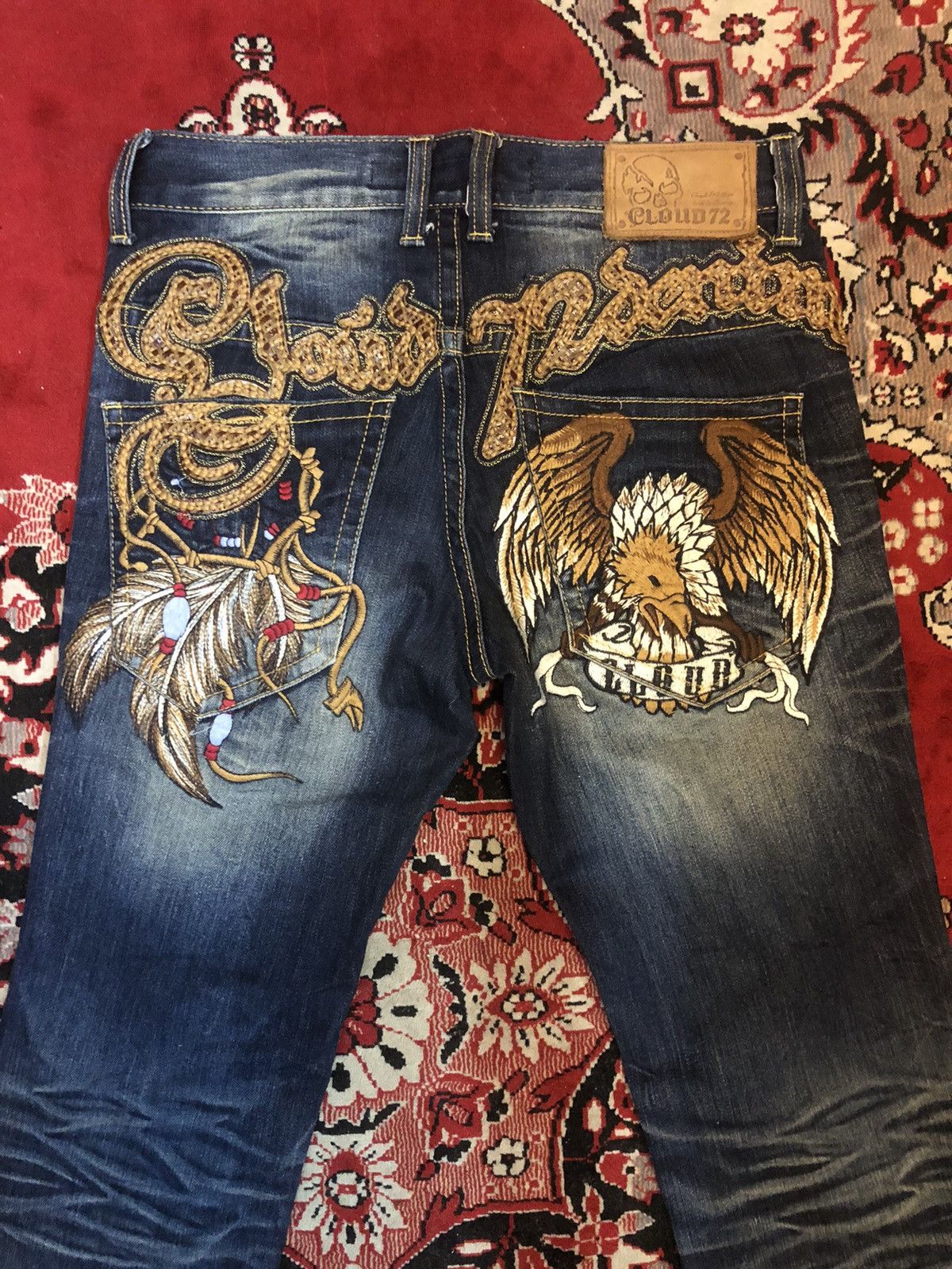Japanese Brand Japan brand cloud 72 jeans punk syle Size US 31 - 2 Thumbnail