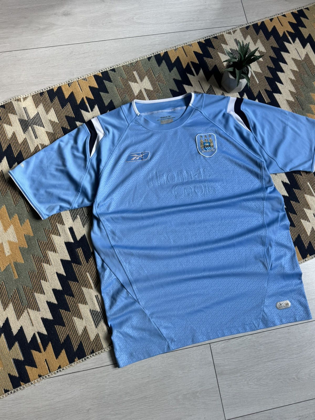 Reebok Vintage 2004/05 Manchester City Blockcore Jersey Size US XL / EU 56 / 4 - 3 Thumbnail