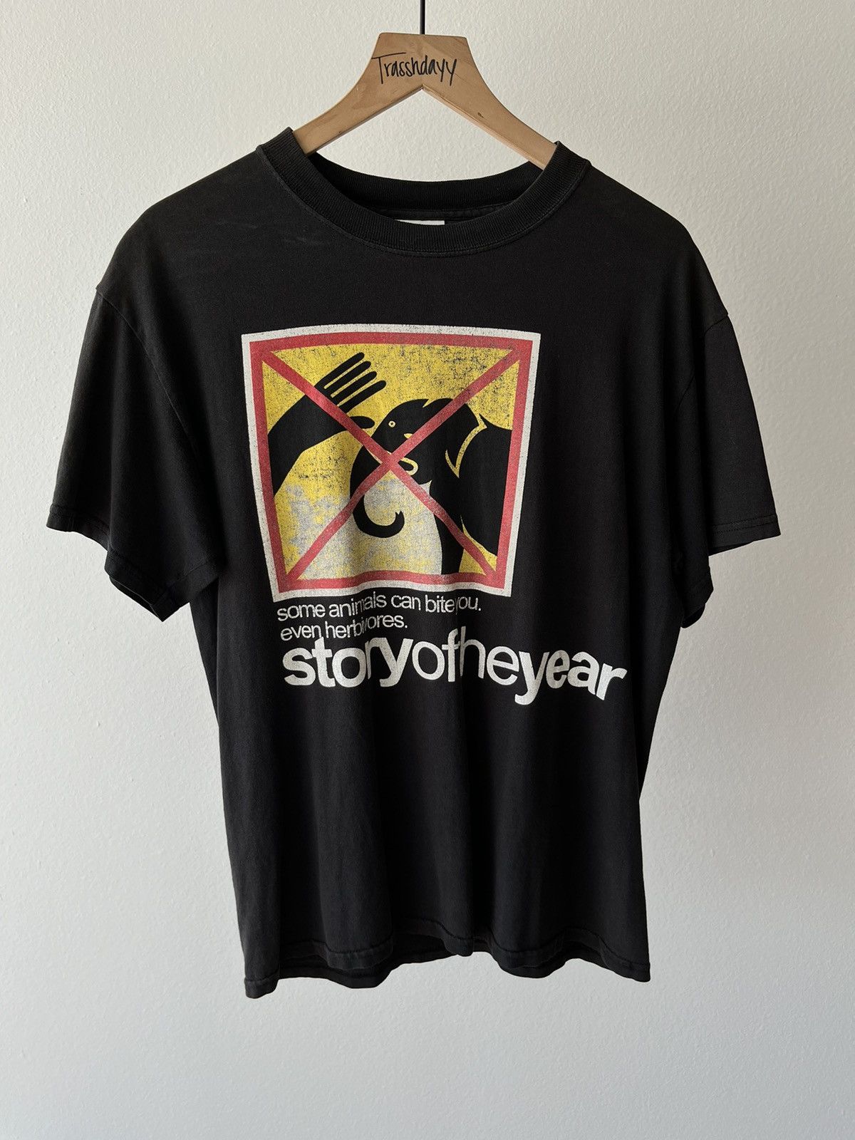 Vintage Vintage Y2K Story Of The Year Tee Size US M / EU 48-50 / 2 - 1 Thumbnail
