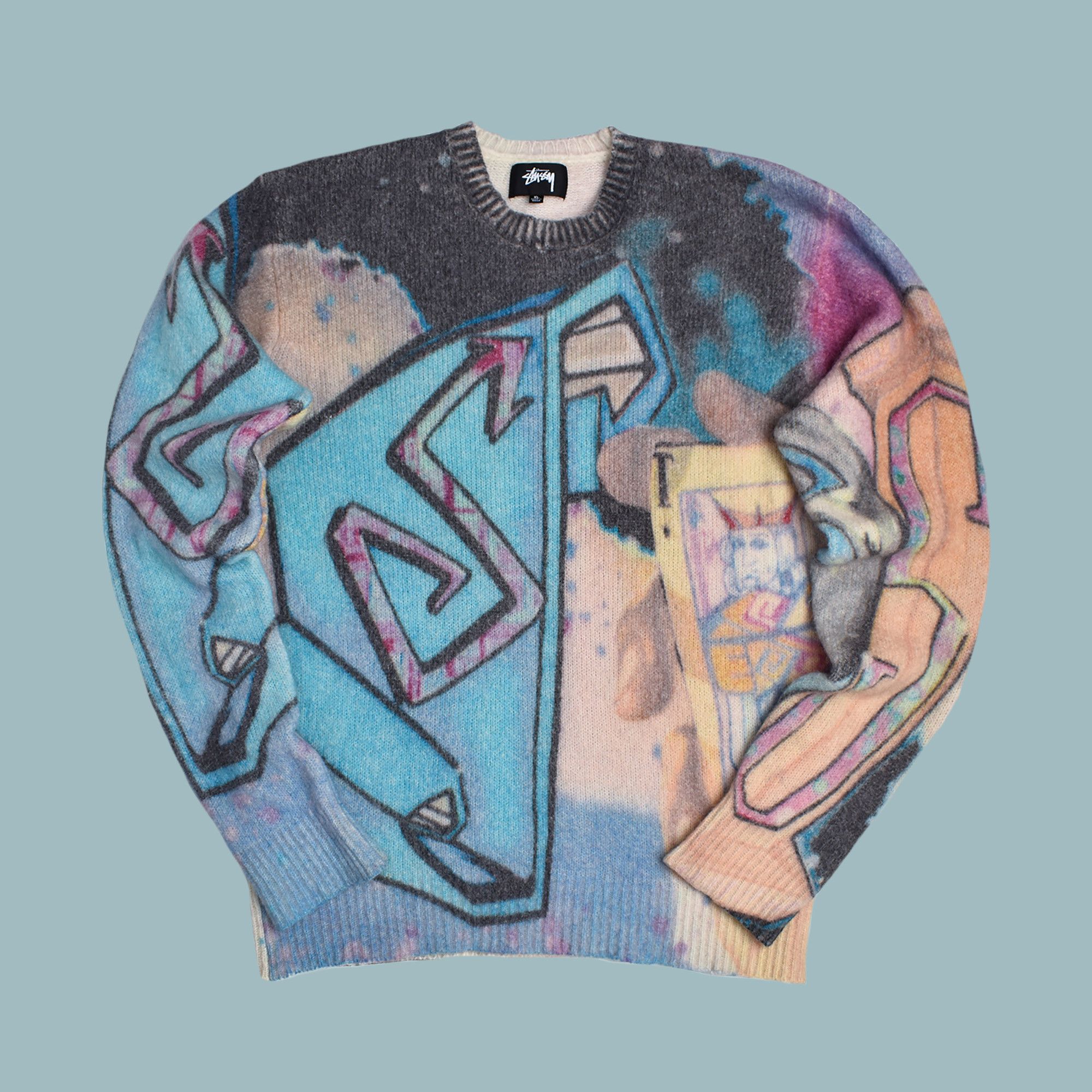 Stussy Stussy Wool Blend Sherpa Pullover | Grailed