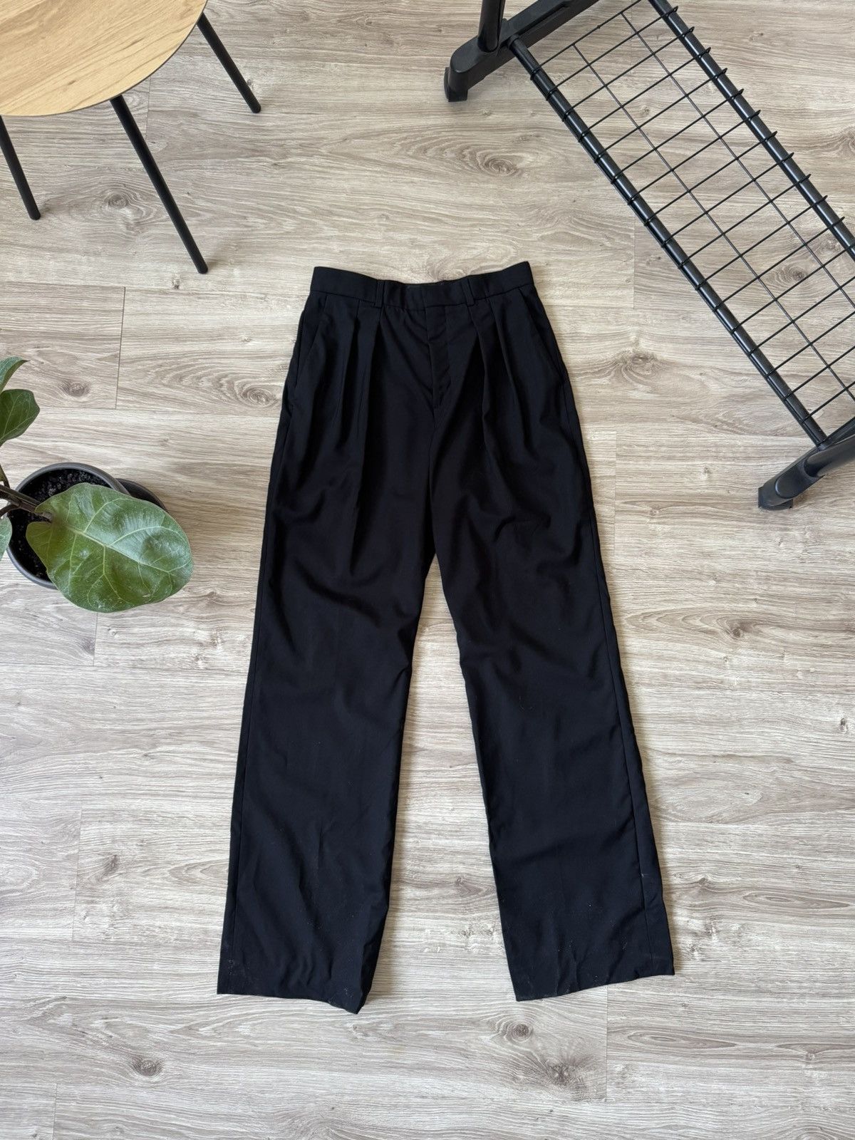 Celine Celine Double Pleated Tixie Wool Pants Women Size 26" / US 2 / IT 38 - 1 Thumbnail