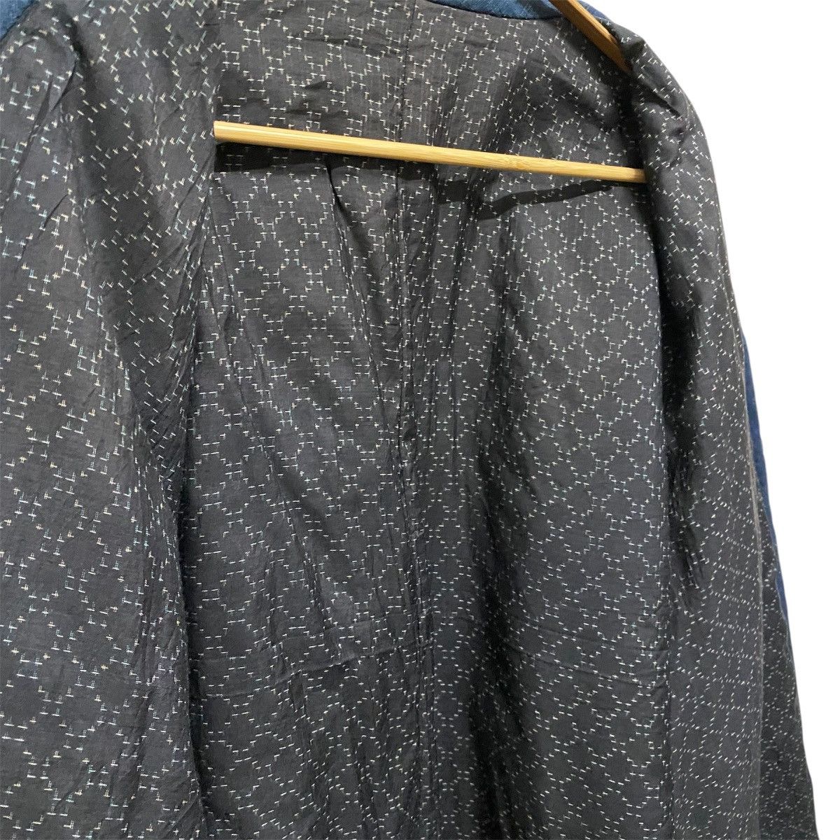 Indigo Vintage 60's JAPANESE Traditional Kimono indigo Size US XL / EU 56 / 4 - 11 Thumbnail
