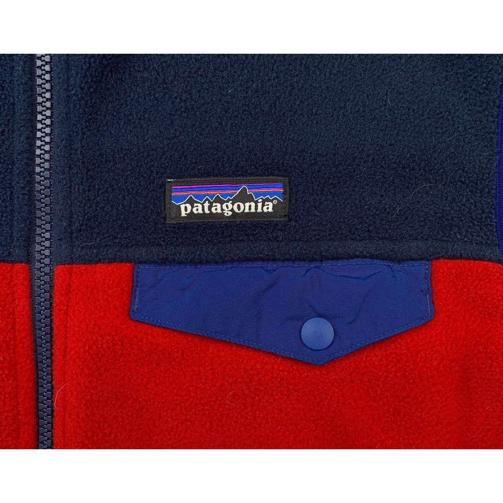 Patagonia Patagonia Synchilla Snap-T Fleece Vest Men’s M Red Navy FA15 Size US M / EU 48-50 / 2 - 10 Thumbnail