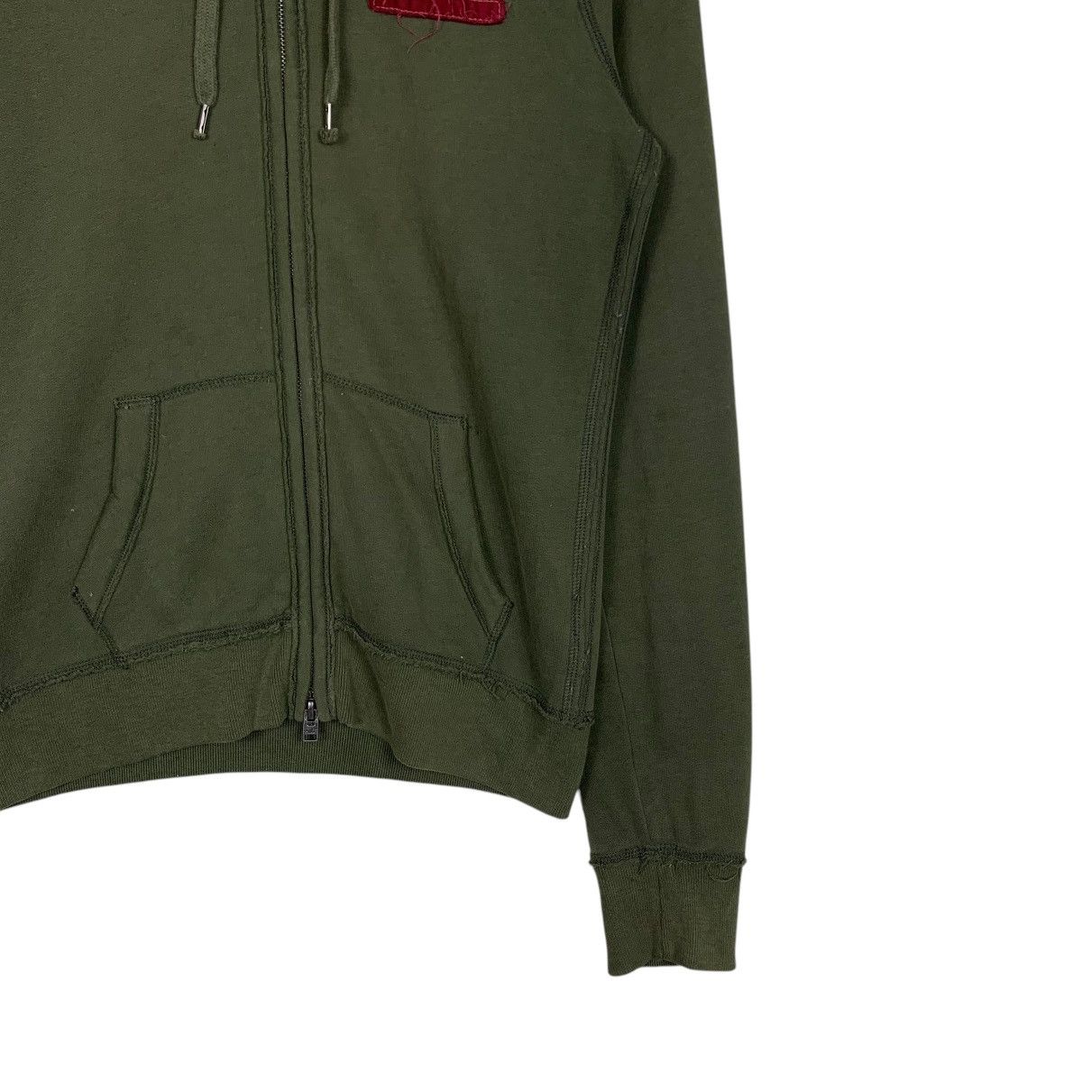 Hollister HOLLISTER Green Zipper Hoodies Sweatshirt #1988-C86 Size L / US 10 / IT 46 - 4 Thumbnail