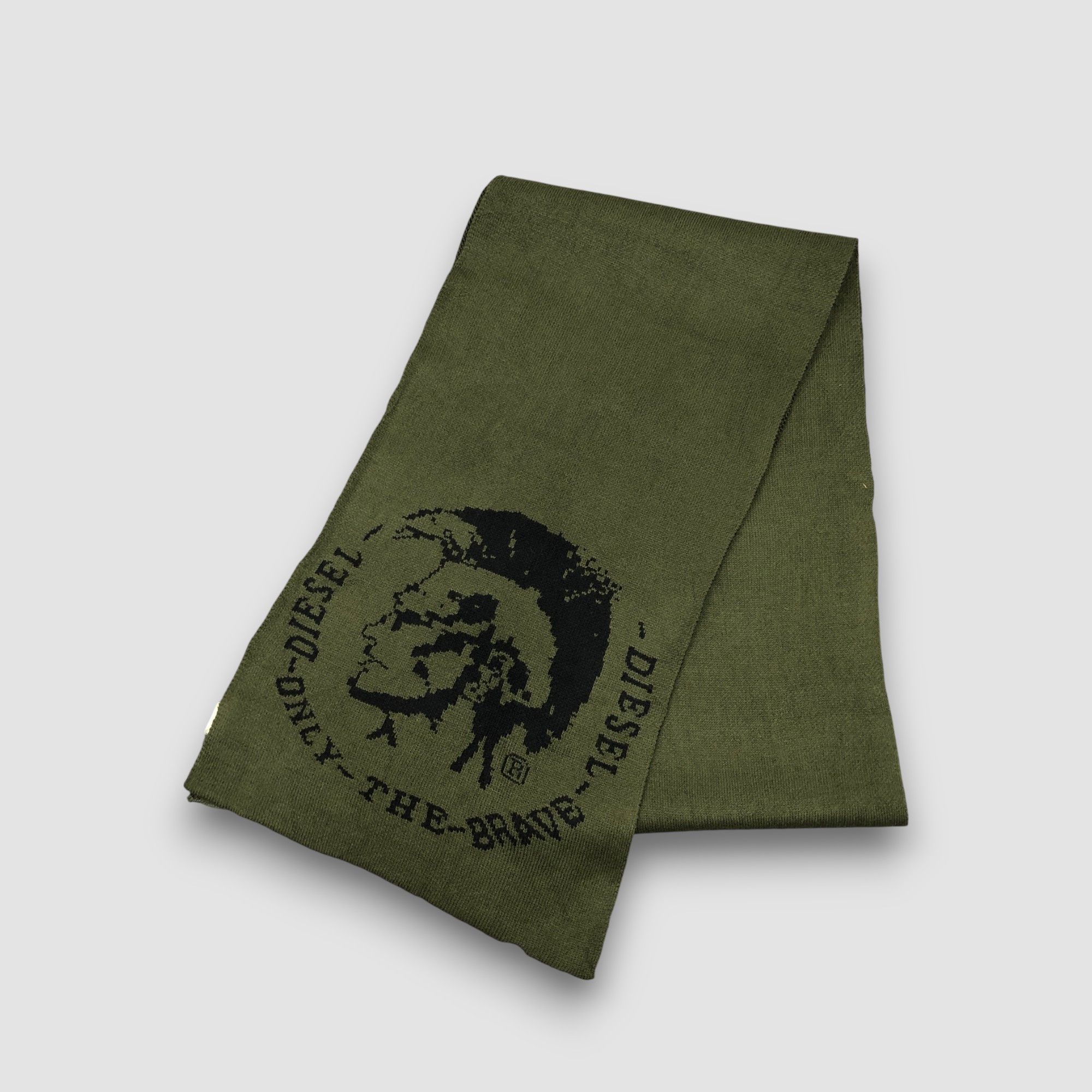 Diesel Vintage Diesel Scarf Muffler Punk Wool Knit Neckwear Scarves Size ONE SIZE - 4 Thumbnail