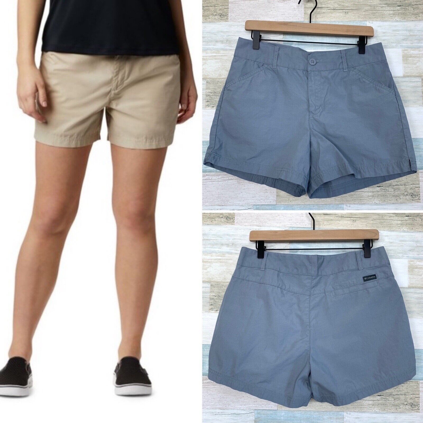 Columbia Columbia Casual Hiking Shorts Gray 4" Inseam High Rise 8 Size 30" / US 8 / IT 44 - 1 Thumbnail