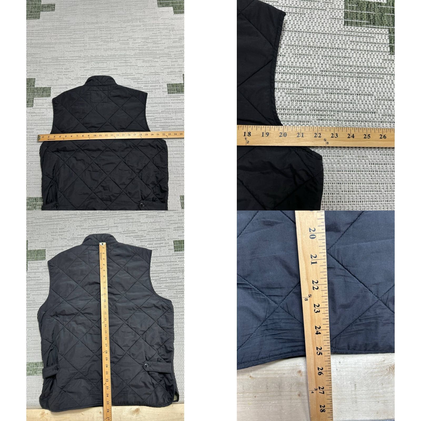 J.Crew J. Crew Quilted Walker Vest Mens M Black Outerwear Insulated Full Zip Winter Short Jacket/Coat Casual Size US M / EU 48-50 / 2 - 8 Thumbnail