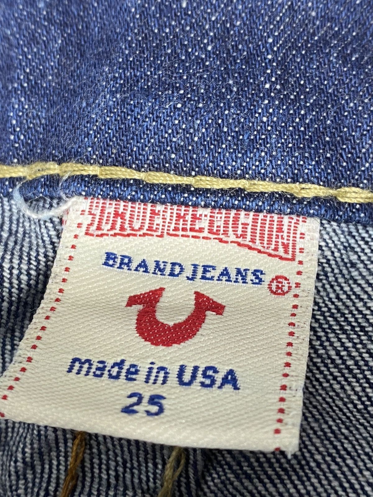 True Religion 🔥LASTDROP🔥 TR Stella Row Seat Low Rise Denim Jeans Pants Size 25" / US 0 / IT 36 - 9 Thumbnail
