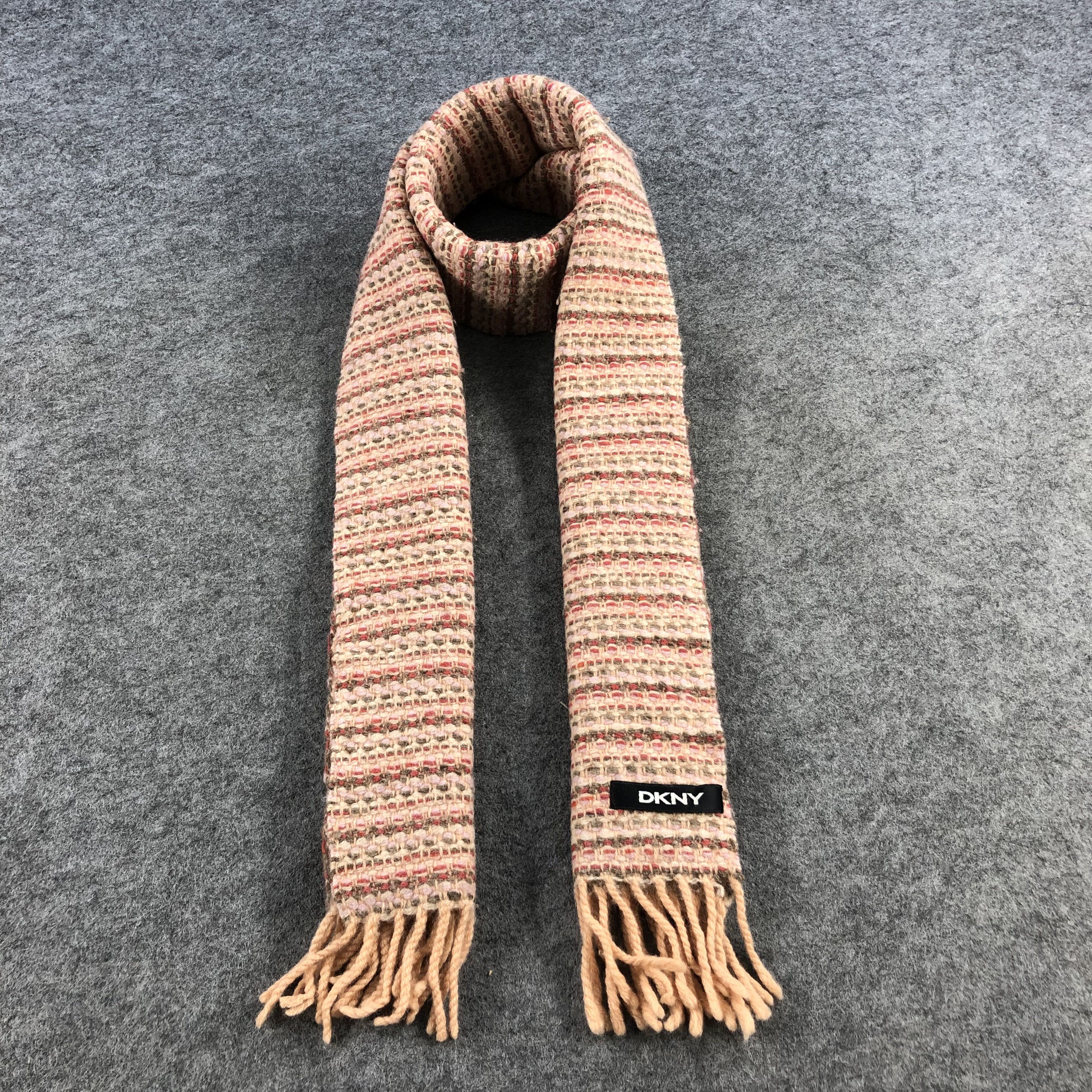 DKNY Wool Scarf Muffler V877