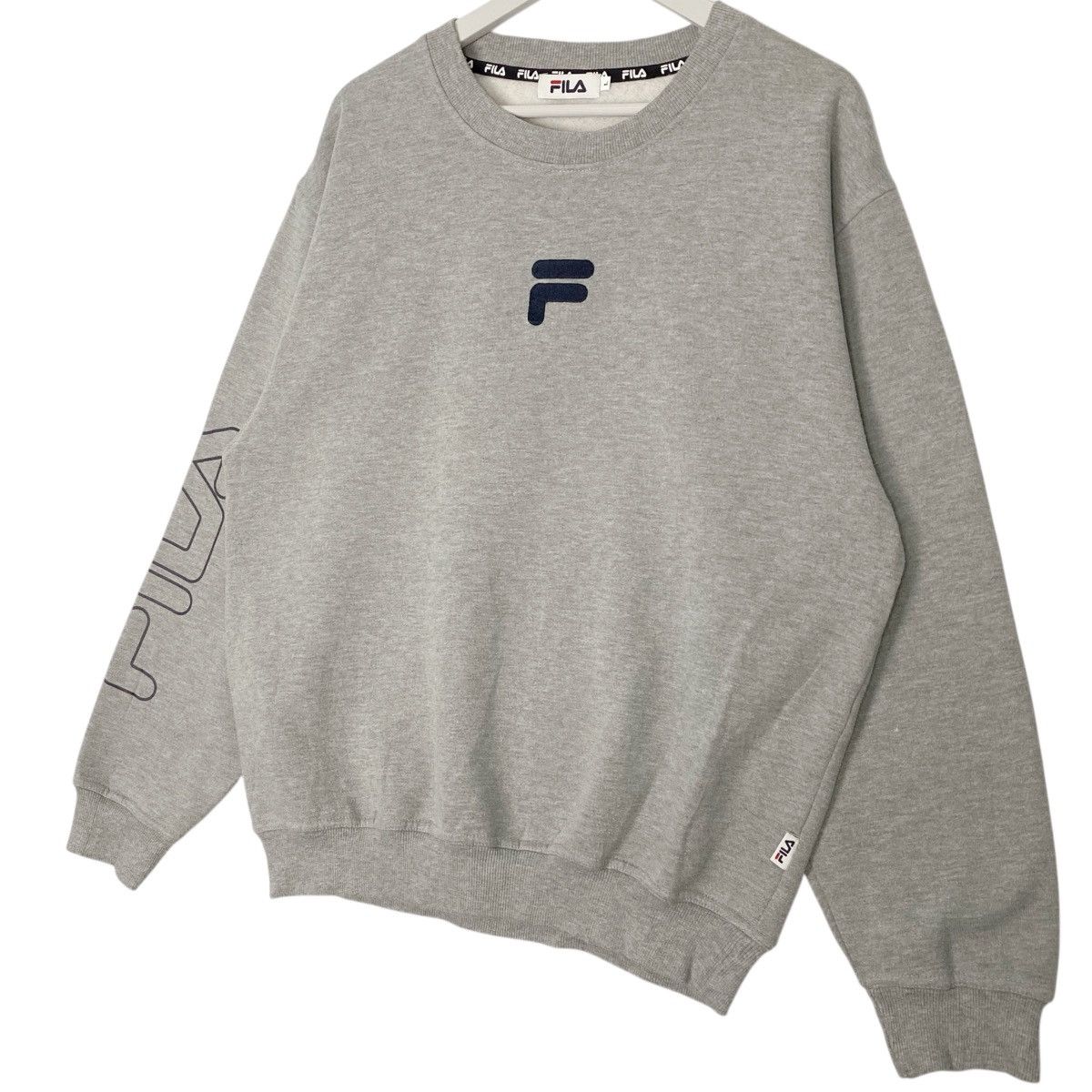 Other Vintage Fila Crewneck Sweathirt Gray Pullover Jumper Size L Size US L / EU 52-54 / 3 - 2 Thumbnail