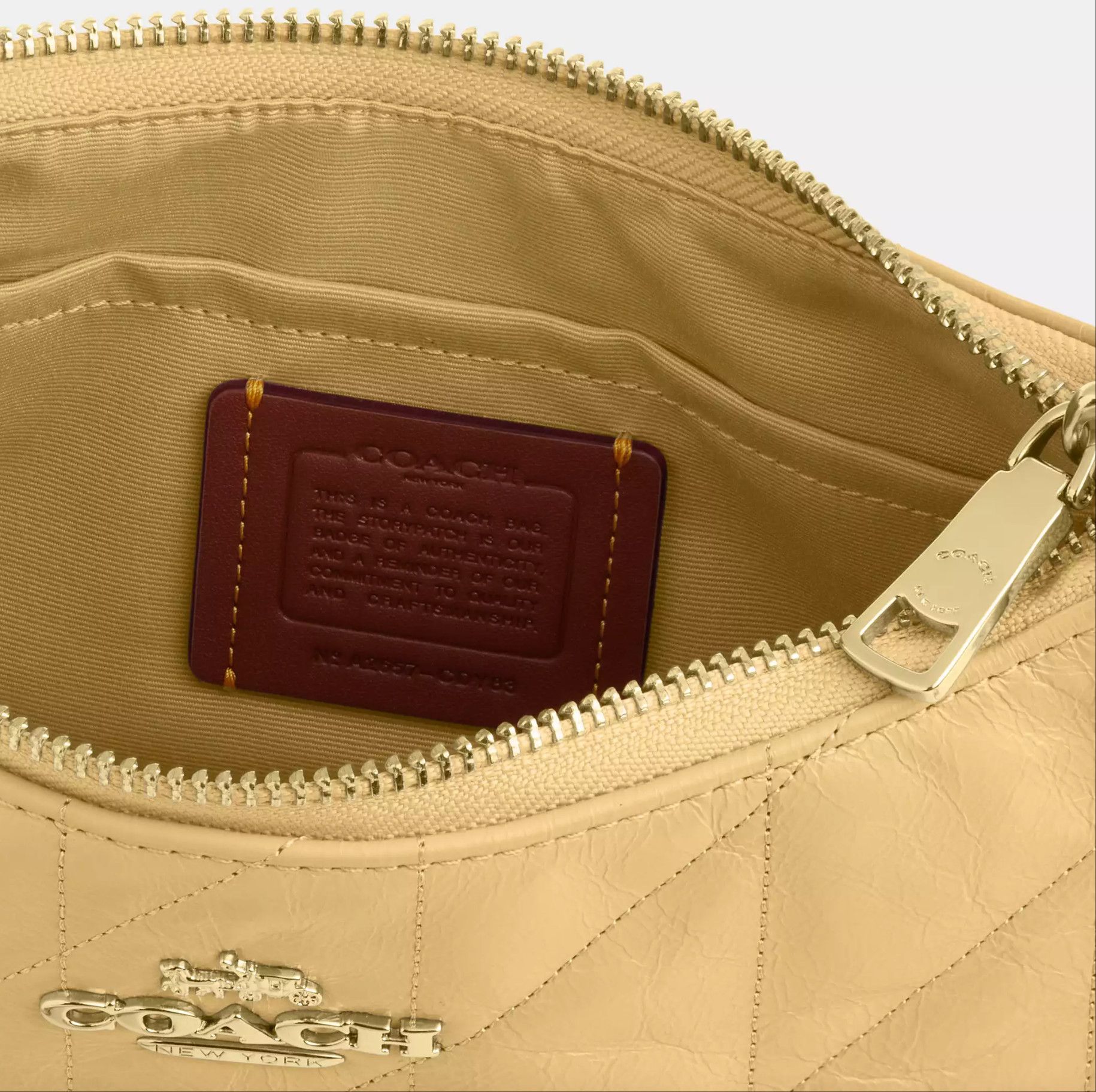 Coach NWT Coach Teri Shoulder Bag With Quilting CDY83 Size ONE SIZE - 13 Thumbnail