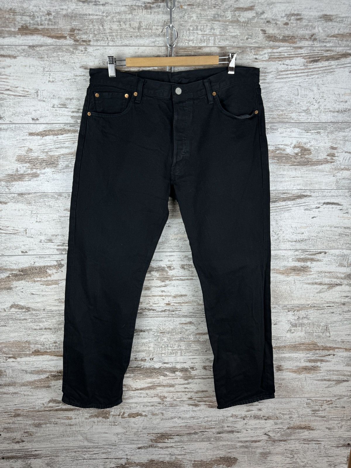 Levi's × Levi's Vintage Clothing × Vintage Mens Vintage Levi’s 501 denim jeans pants black size 36 rare Size US 36 / EU 52 - 1 Thumbnail