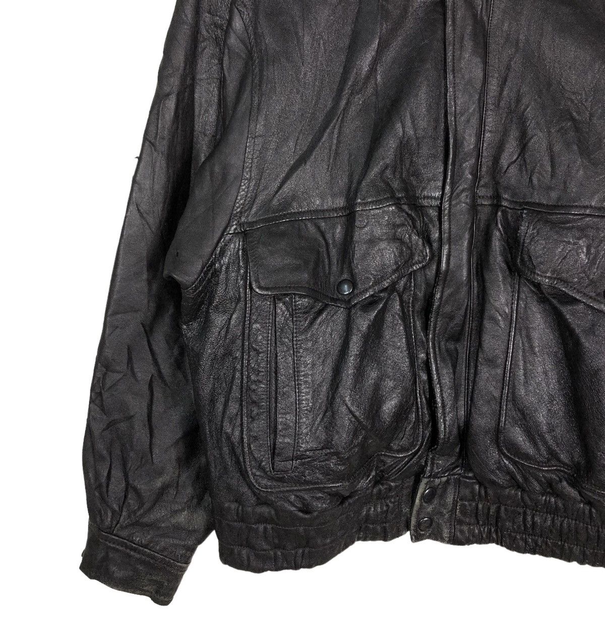 Japanese Brand 🔥VINTAGE BIKER LEATHER JACKET GARGON ISSEY MIYAKE FUR COLLAR Size US M / EU 48-50 / 2 - 7 Thumbnail