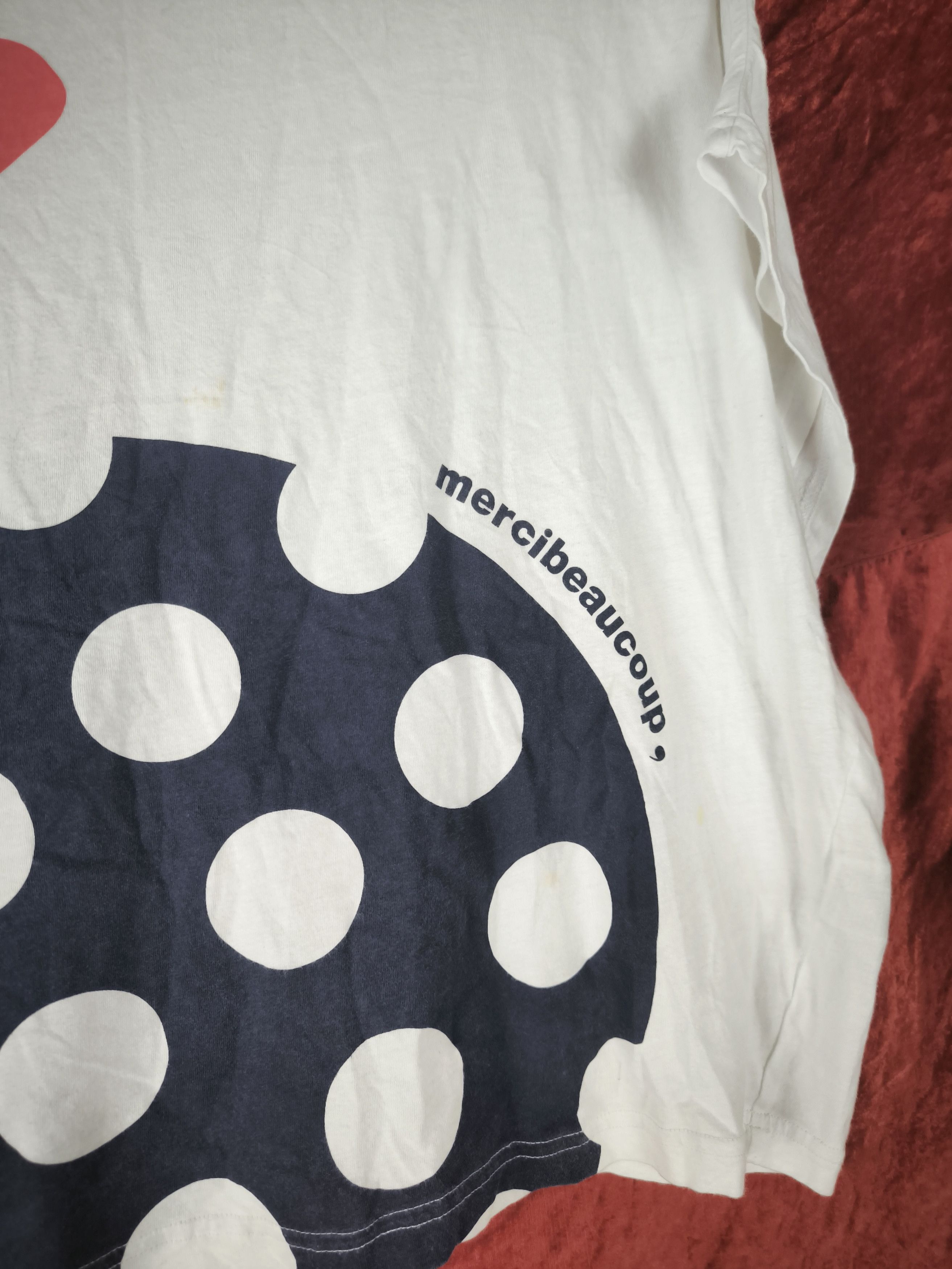 Issey Miyake × Japanese Brand × mercibeaucoup Sleeve Short Polkadot Size XL / US 12-14 / IT 48-50 - 5 Thumbnail